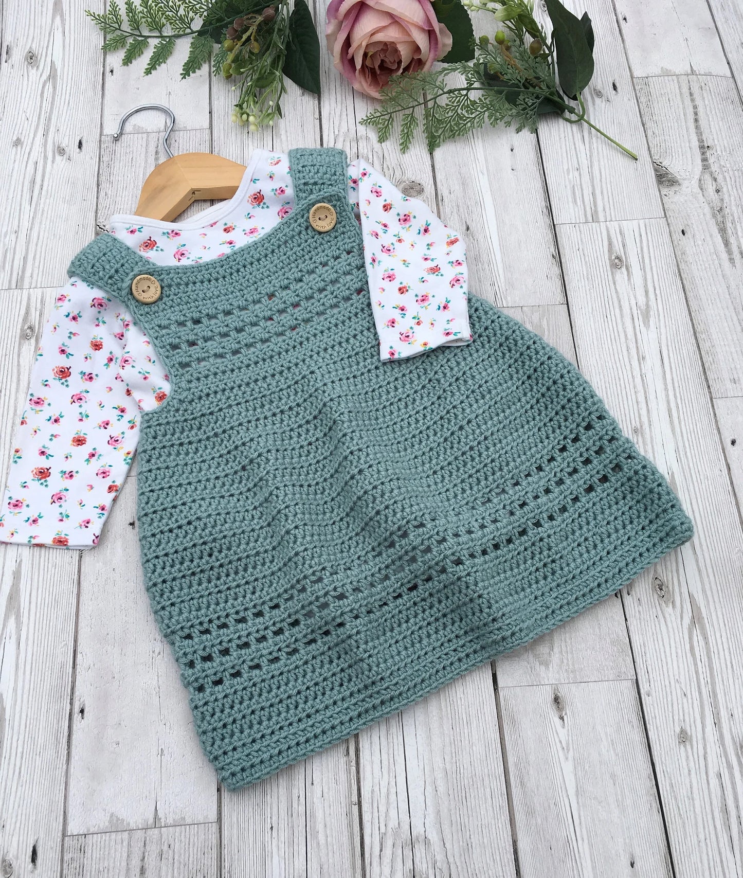 Baby Dress / Pinafore - Crochet Pattern Newborn to 36 months