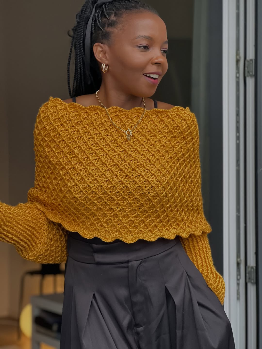 π Elegant Wrap Sweater With Sleeves β Size-Inclusive XSβ5X Crochet Pattern