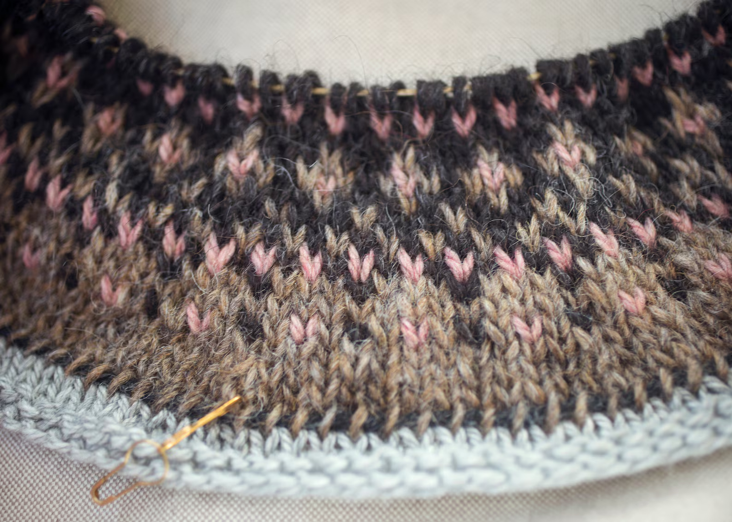 Black Rose Norwegian Sweater – Knitting Pattern (PDF)