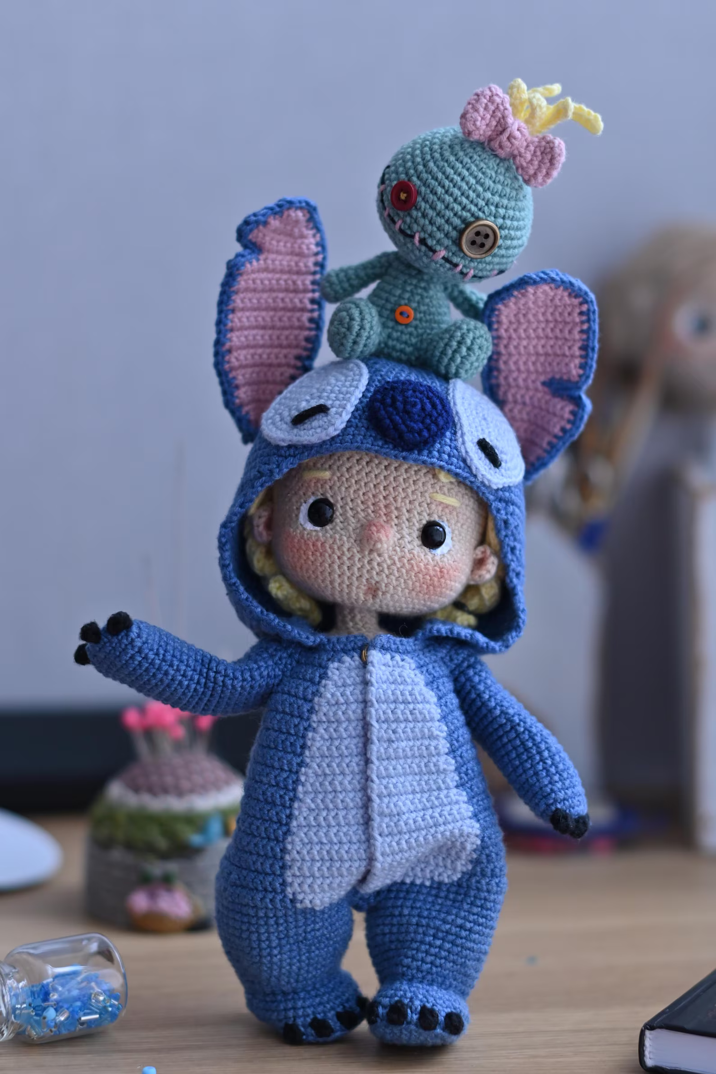 Crochet Pattern: Doll Fanny in Stitch Costume
