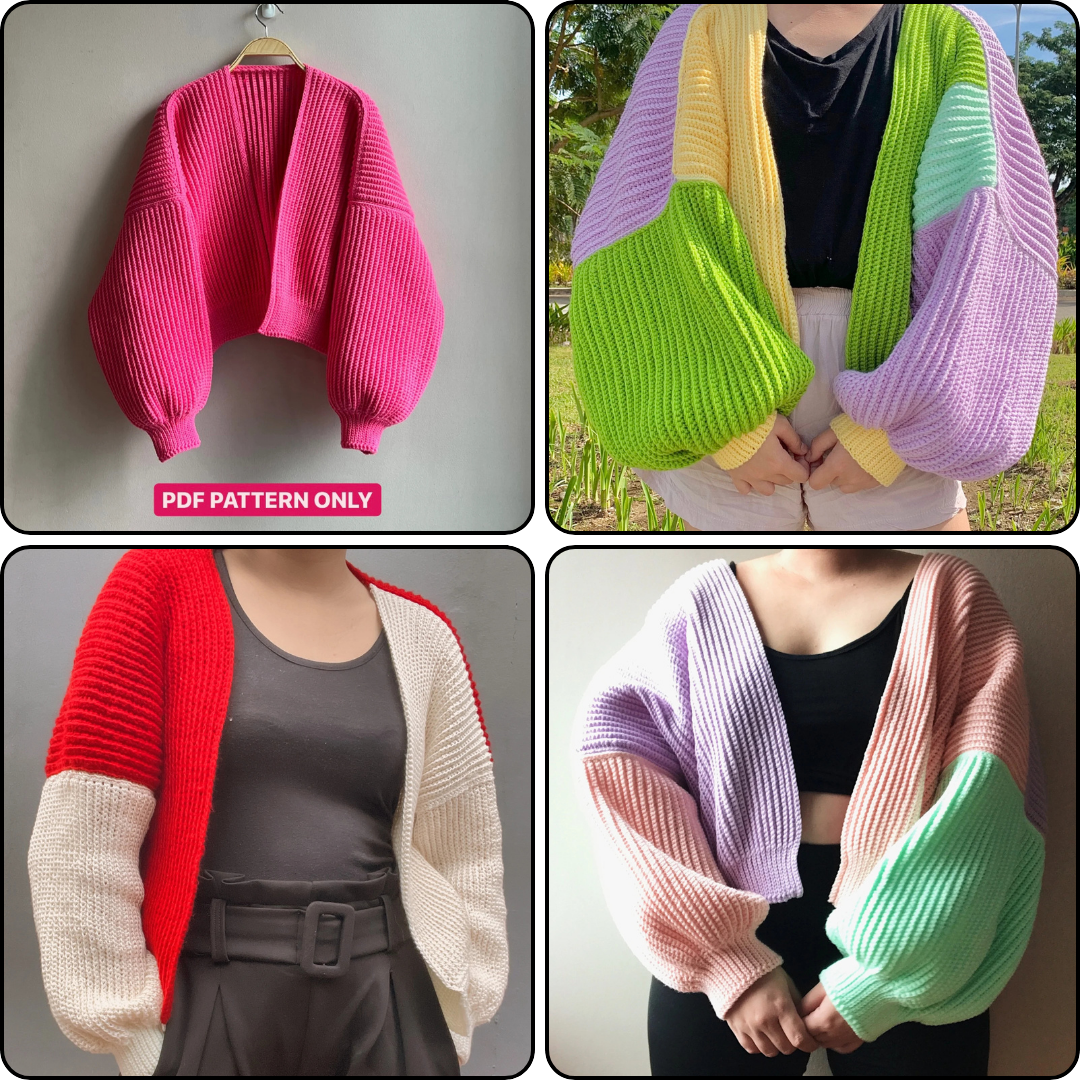 Oversized Cloud Sweater – Crochet Pattern