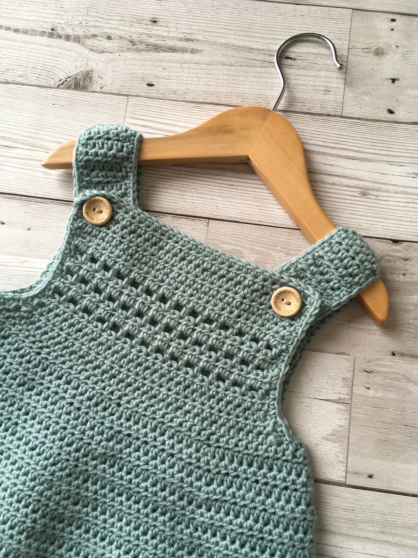 Baby Dress / Pinafore - Crochet Pattern Newborn to 36 months