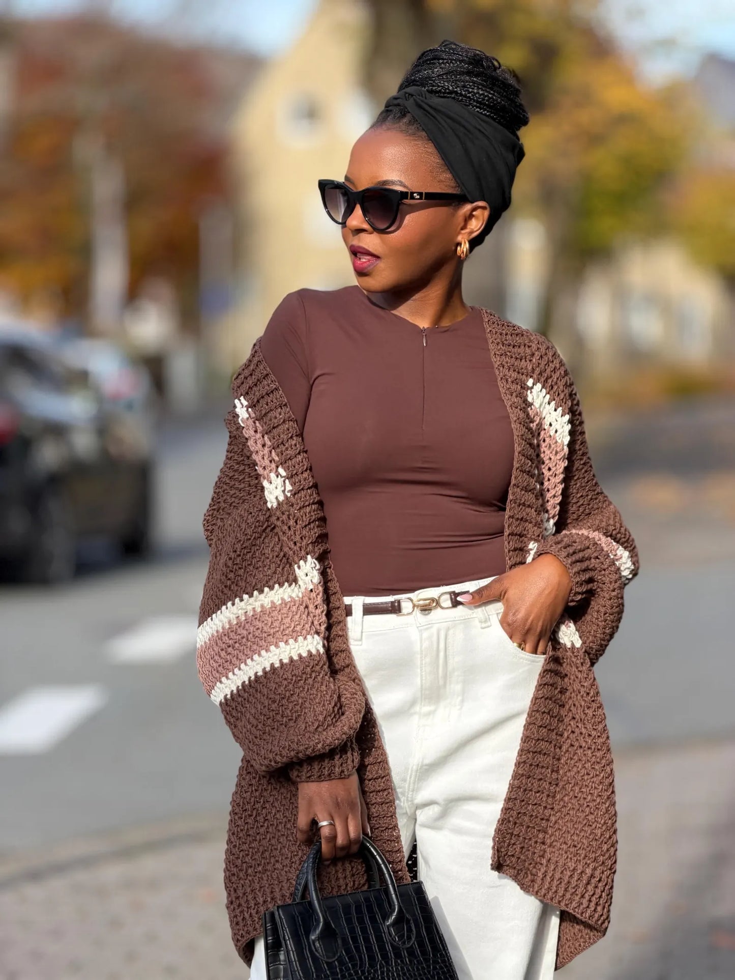 Elizabeth Cardigan Crochet Pattern | Oversized, Easy | Made To measure | PDF + Video Tutorial - English