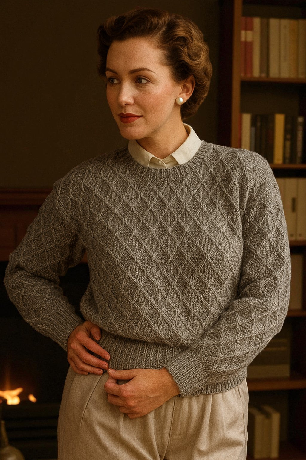 Vintage Women’s Sweater Knitting Pattern