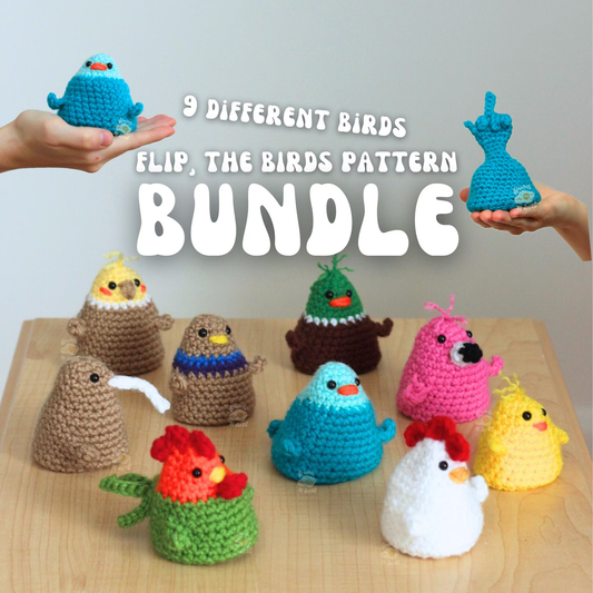 🐦 PATTERN BUNDLE 9 Flip – The Birds (PDF)