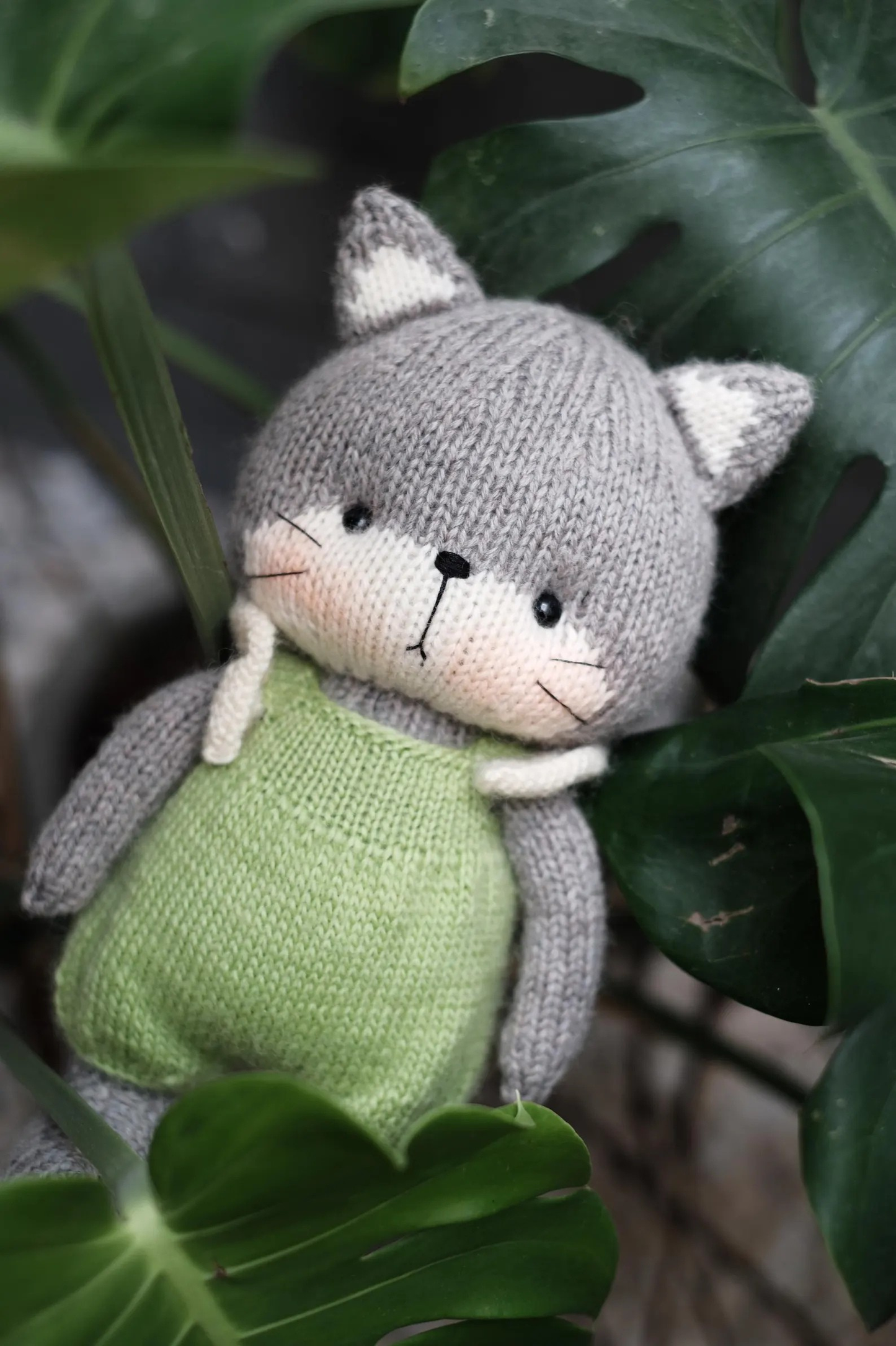 Sunny the Cat – Knitted Toy Instructions Pattern