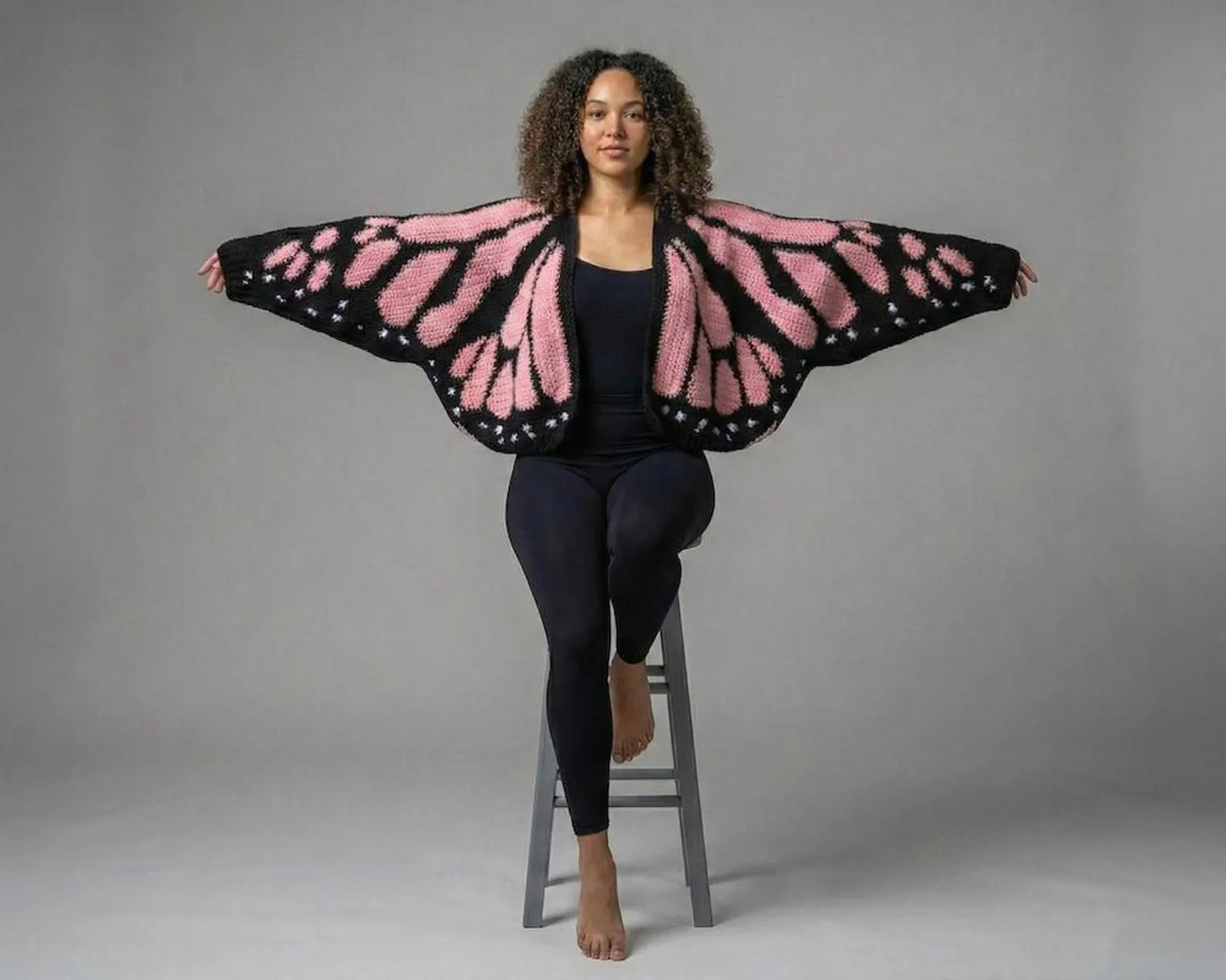 Monarch Butterfly Cardigan Crochet Pattern