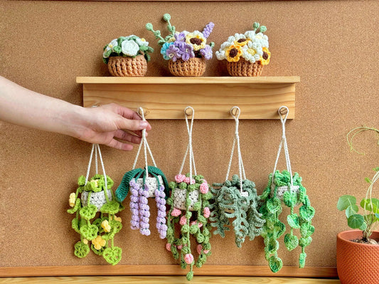 Hanging Plant Decoration - Crochet Pattern