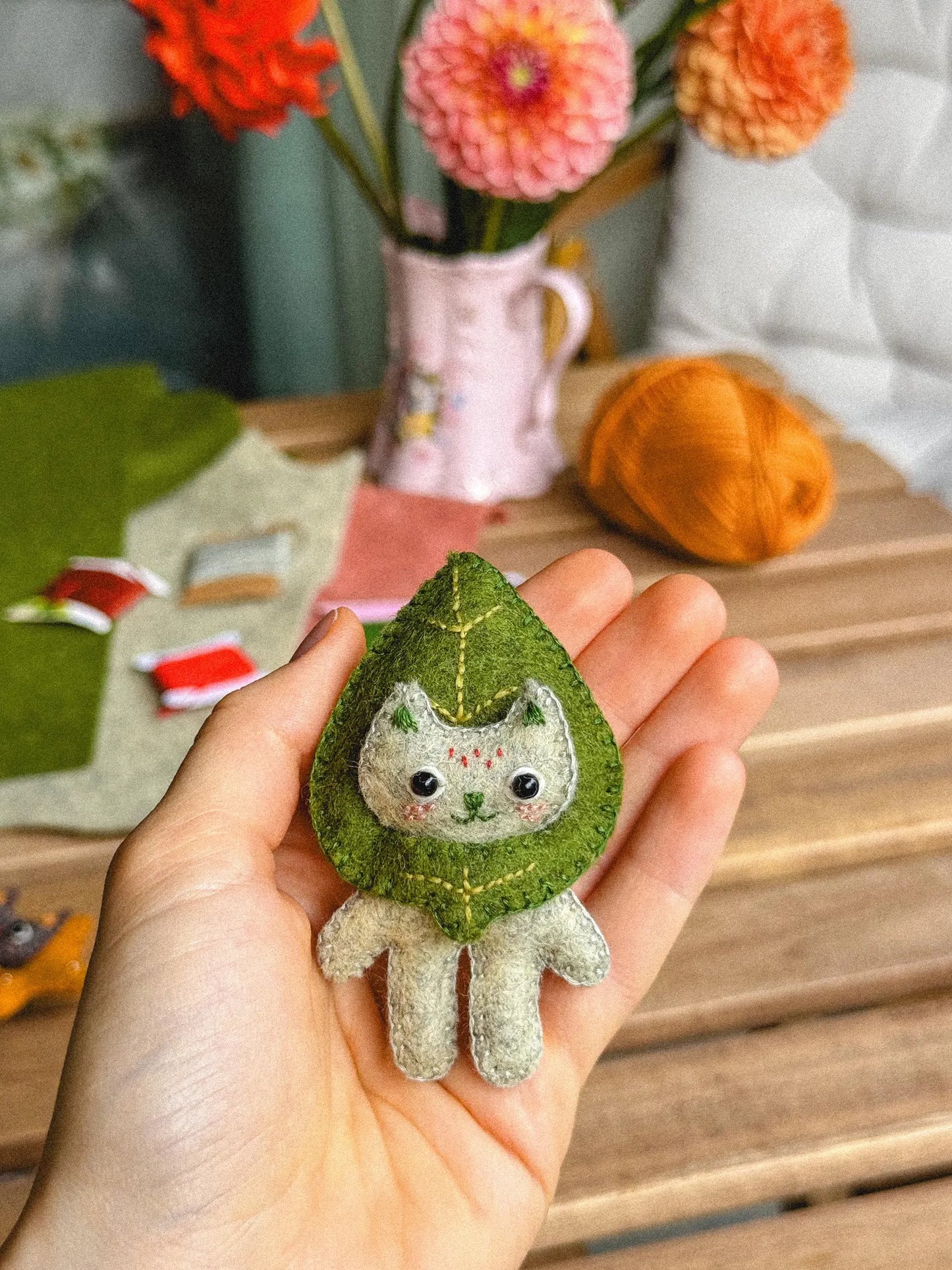 🐱 Ferdinand the Felt Cat PDF Sewing Pattern — Beginner Friendly