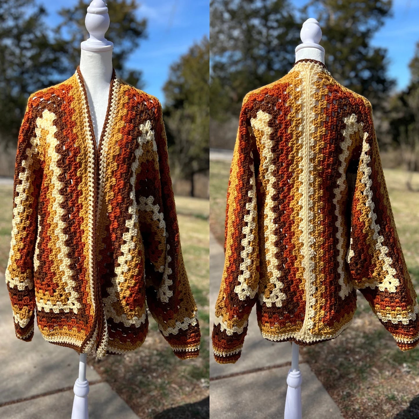 HexaHug Cardigan Crochet Pattern