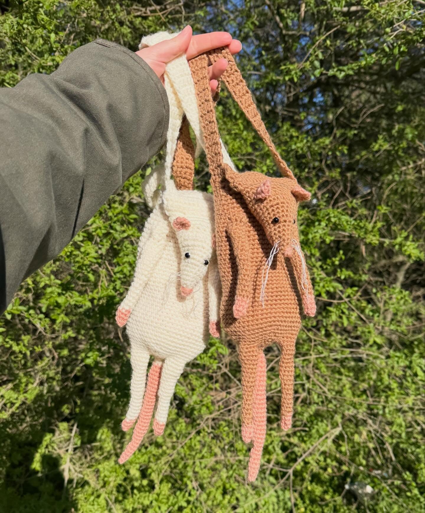 Rat Pouch Crochet Pattern