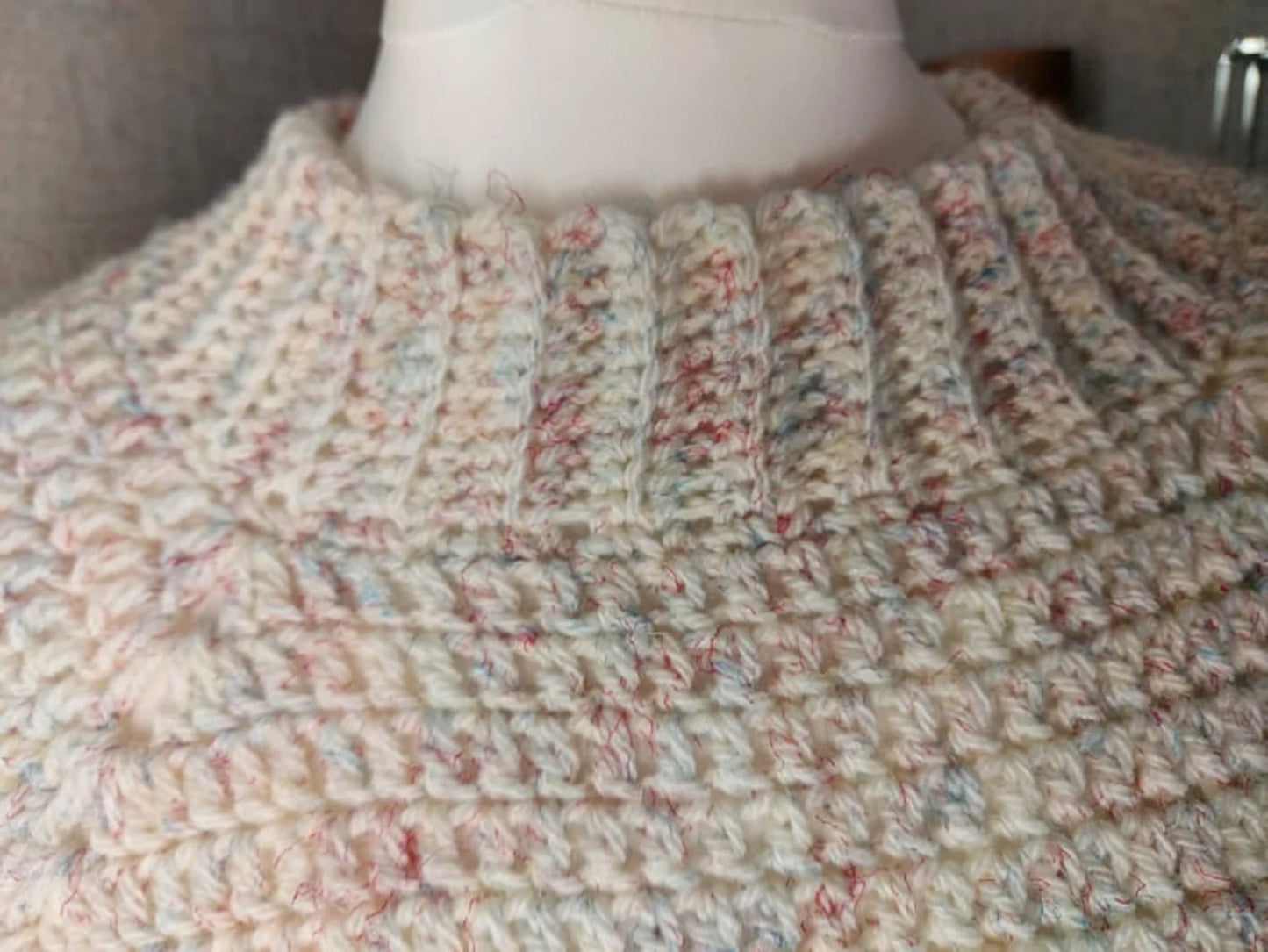 Top-Down No-Sew Crochet Jumper – Crew Neck Crochet pattern