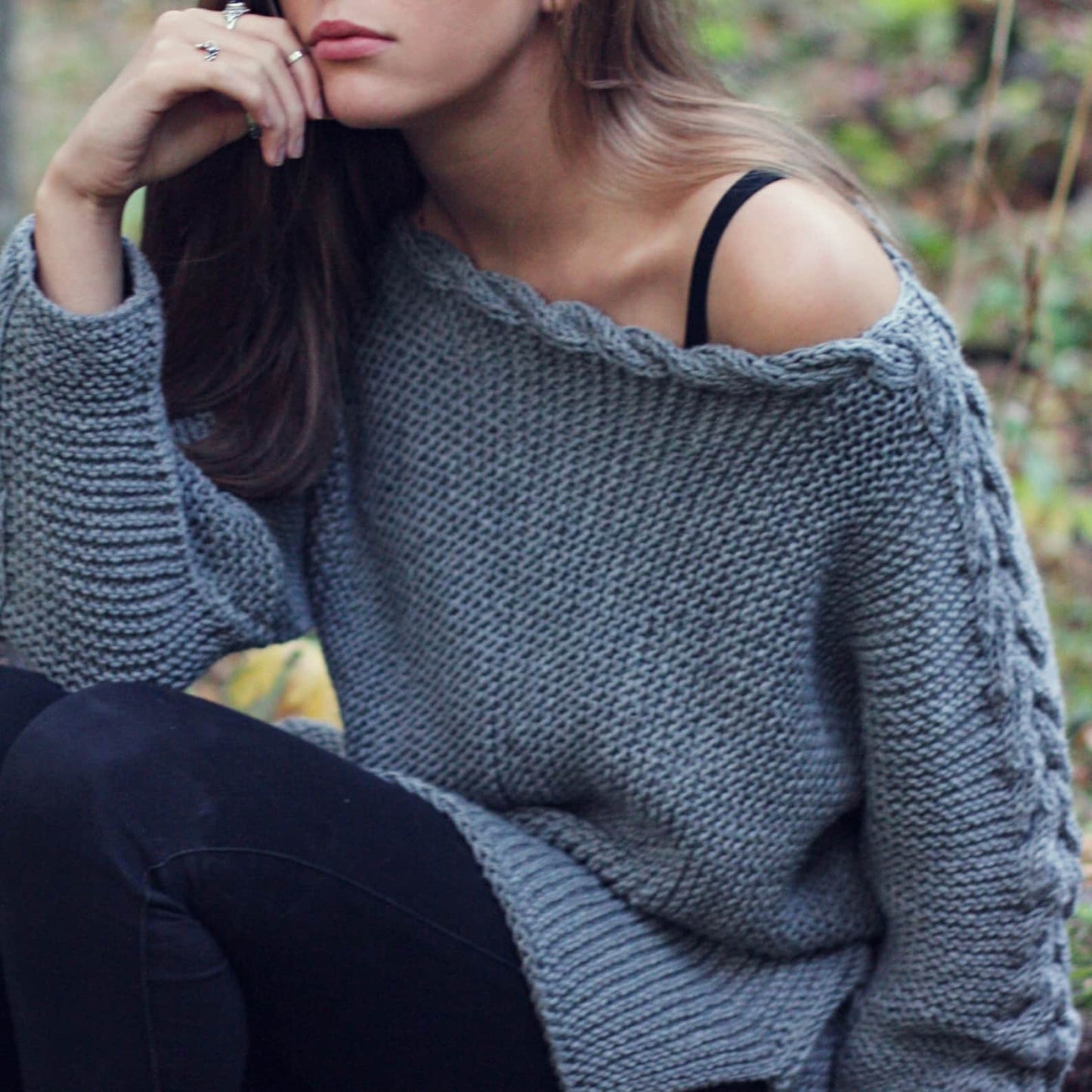 River Braid Sweater – Cable Knit Sweater Pattern (PDF)