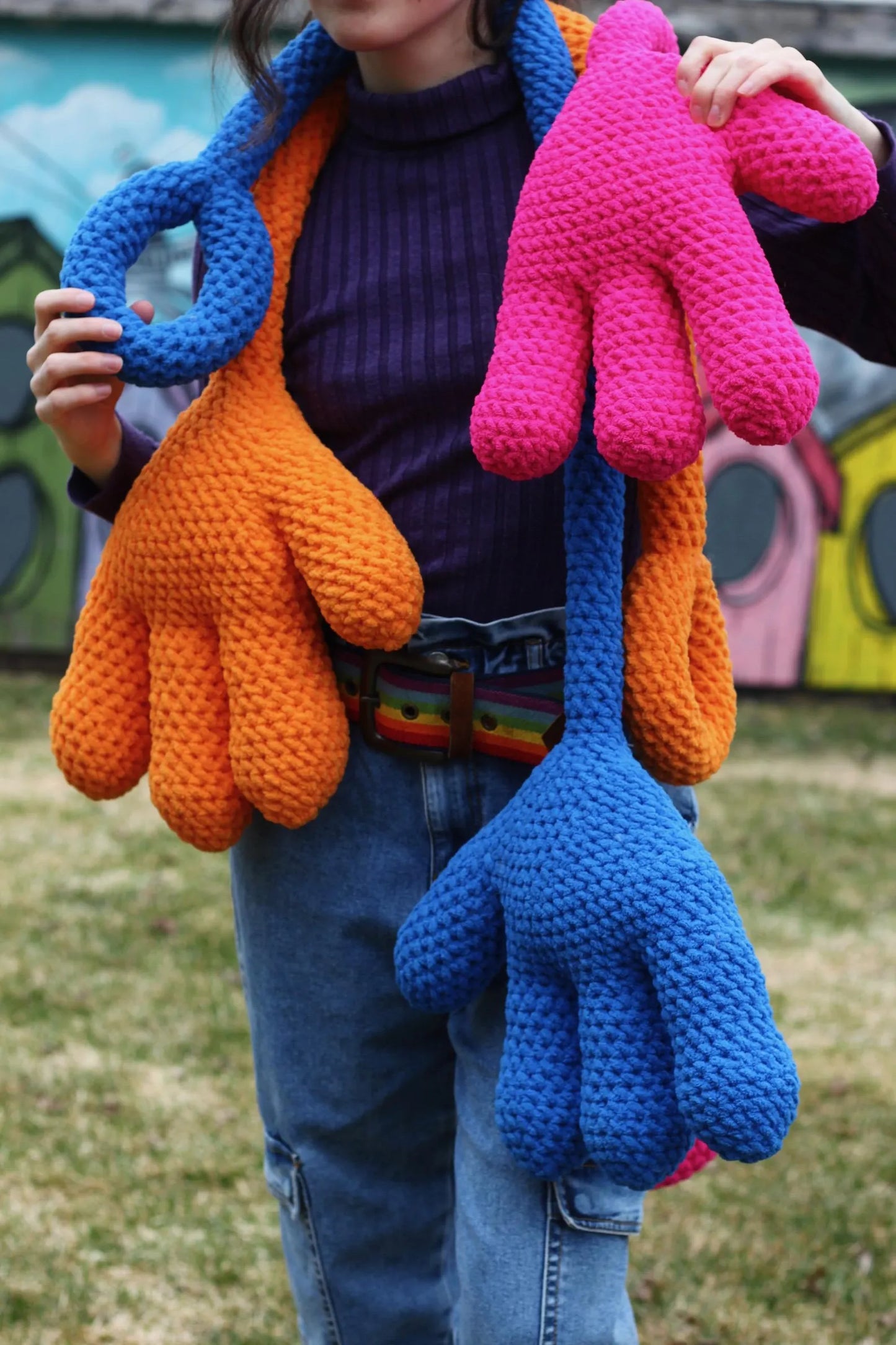 Silly Hand – Playful Dopamine Decor Crochet Pattern