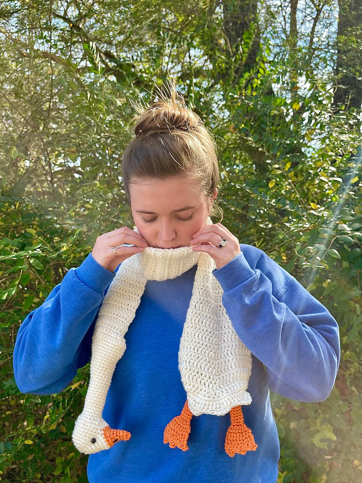 🦆 Duck Scarf – PDF Guide (Instant Access) Crochet Pattern