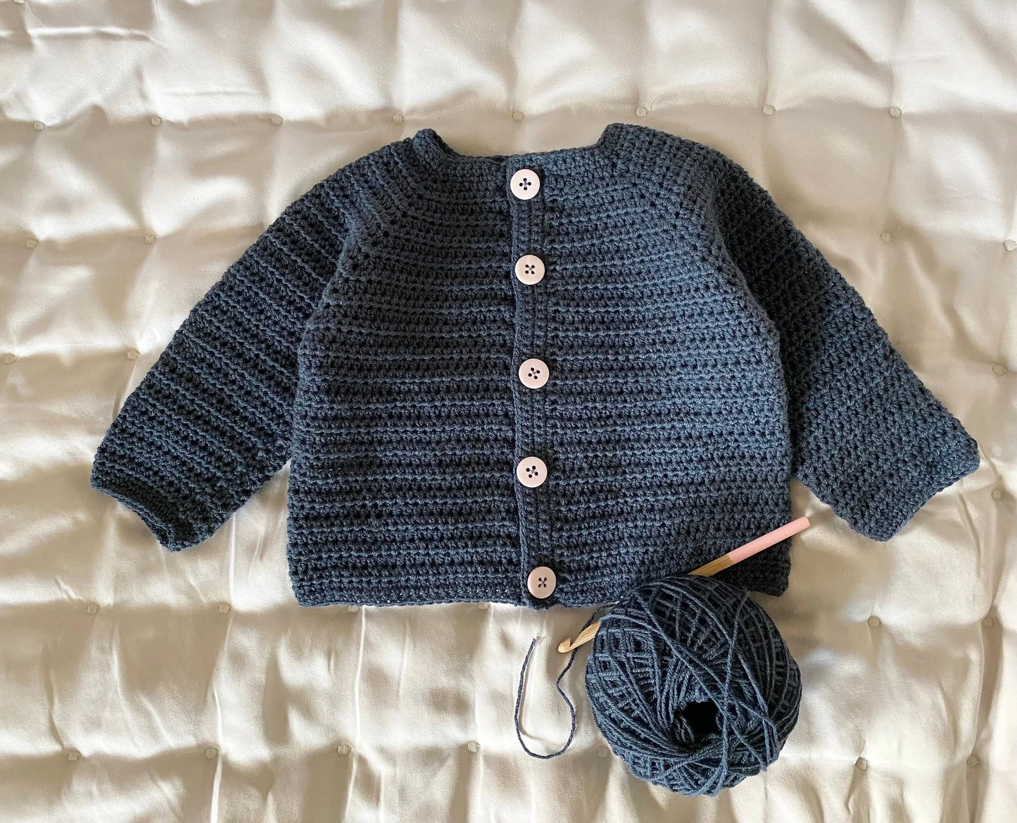 Cardigan-jacket newborn-6 years - Crochet Pattern