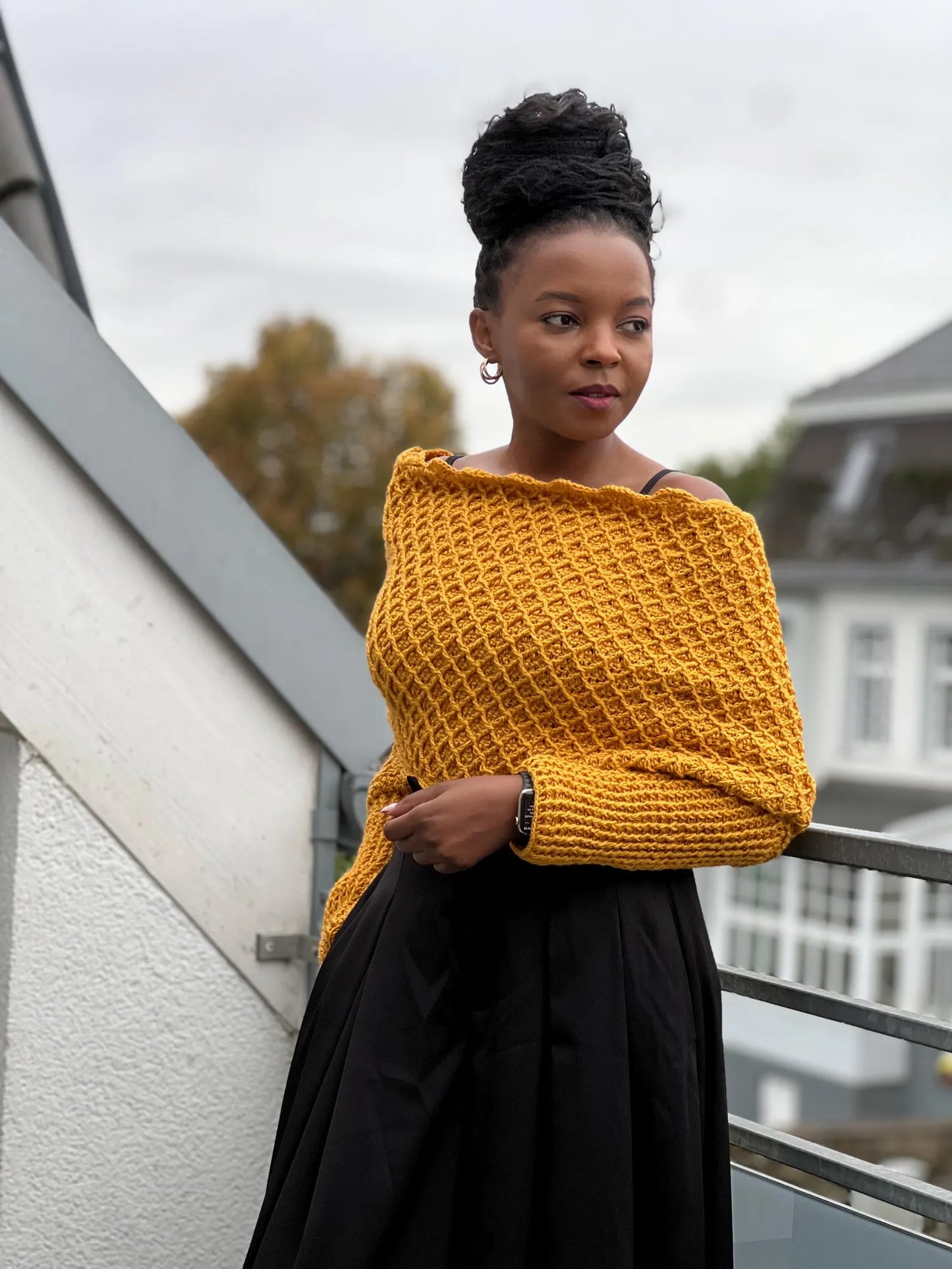 🌟 Elegant Wrap Sweater With Sleeves – Size-Inclusive XS–5X Crochet Pattern