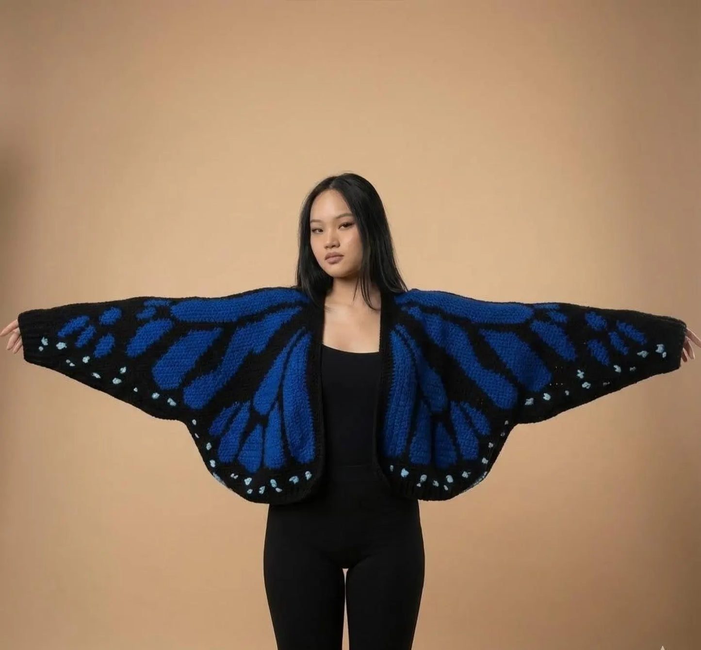 Monarch Butterfly Cardigan Crochet Pattern