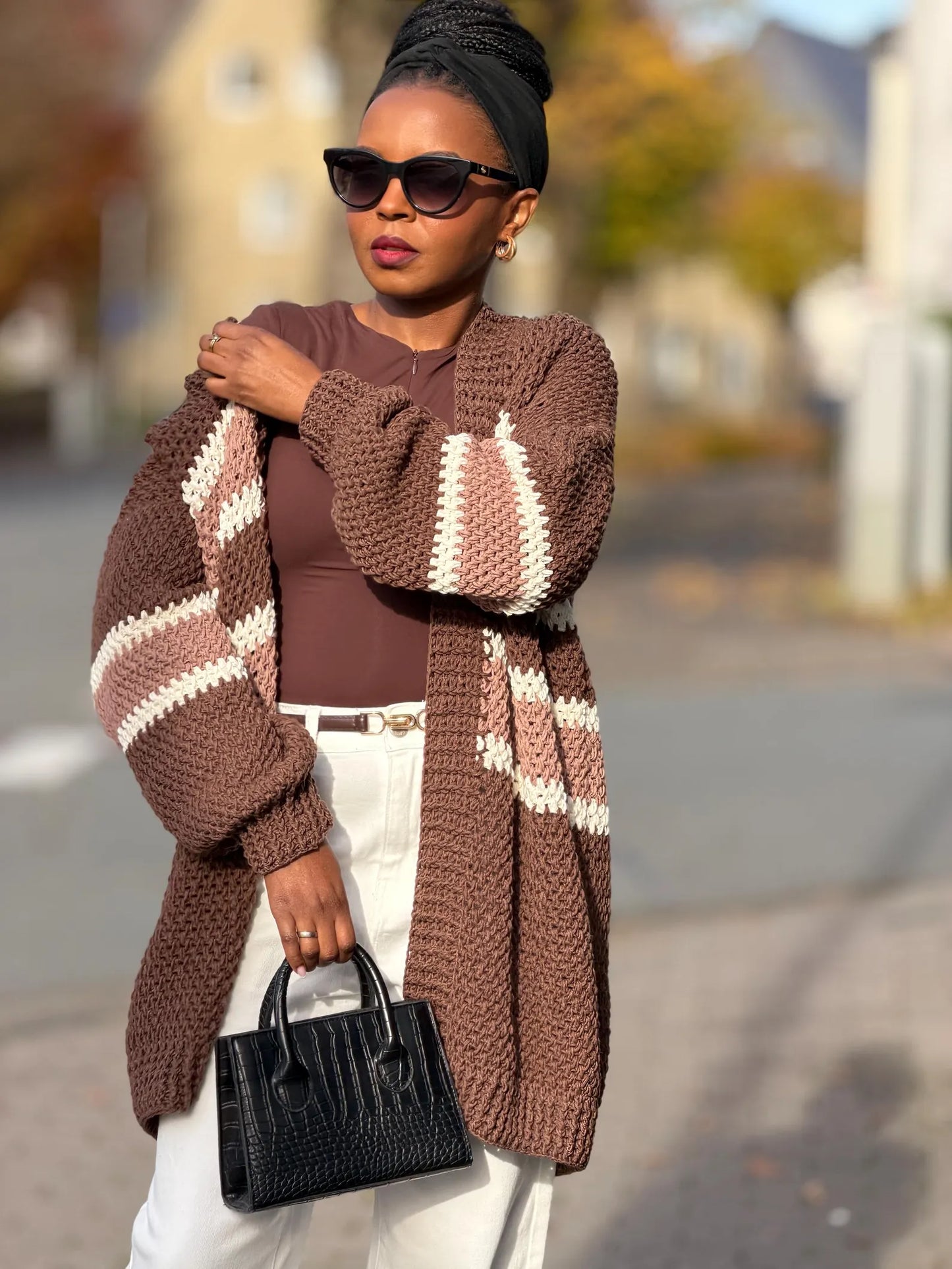 Elizabeth Cardigan Crochet Pattern | Oversized, Easy | Made To measure | PDF + Video Tutorial - English