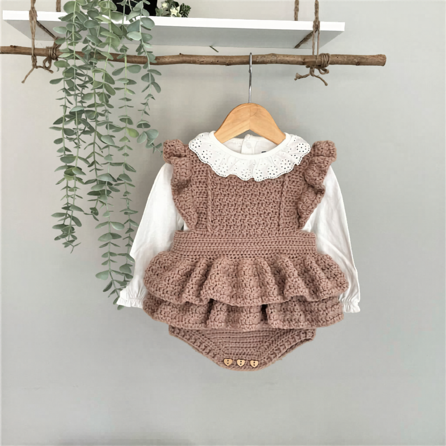 Baby Romper - Newborn to 36 months Crochet Pattern