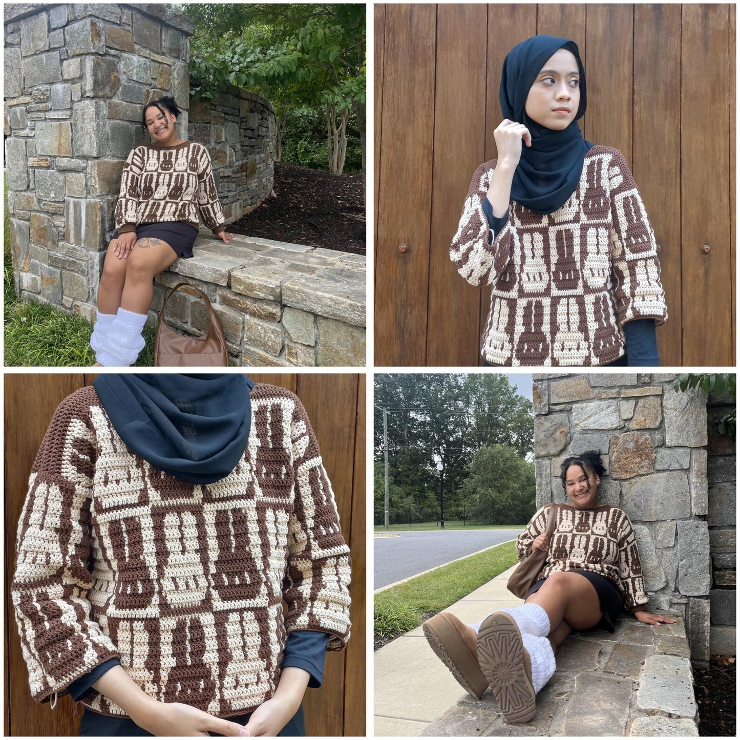 LITTLE BUNNY jumper/cardi crochet pattern