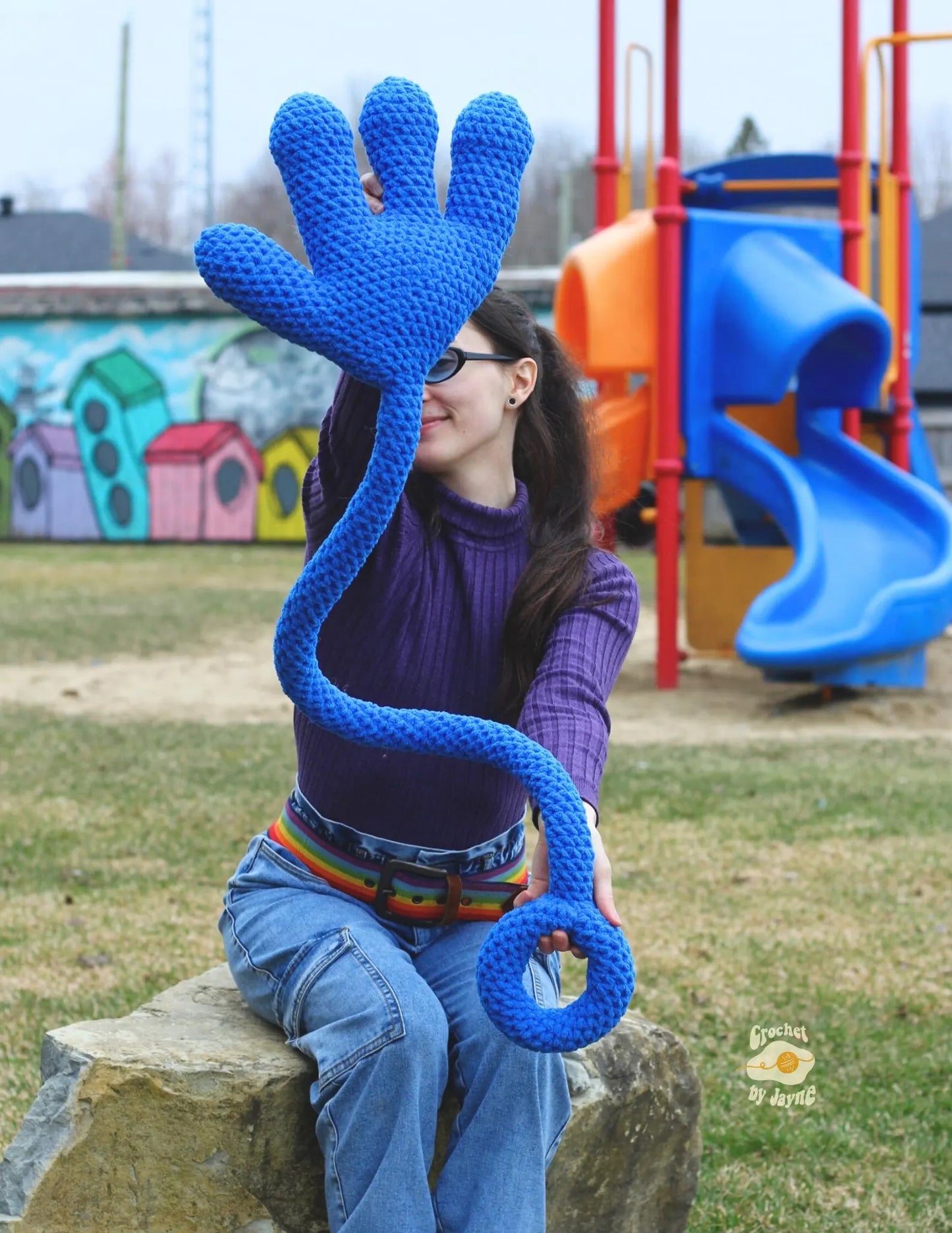 Silly Hand – Playful Dopamine Decor Crochet Pattern