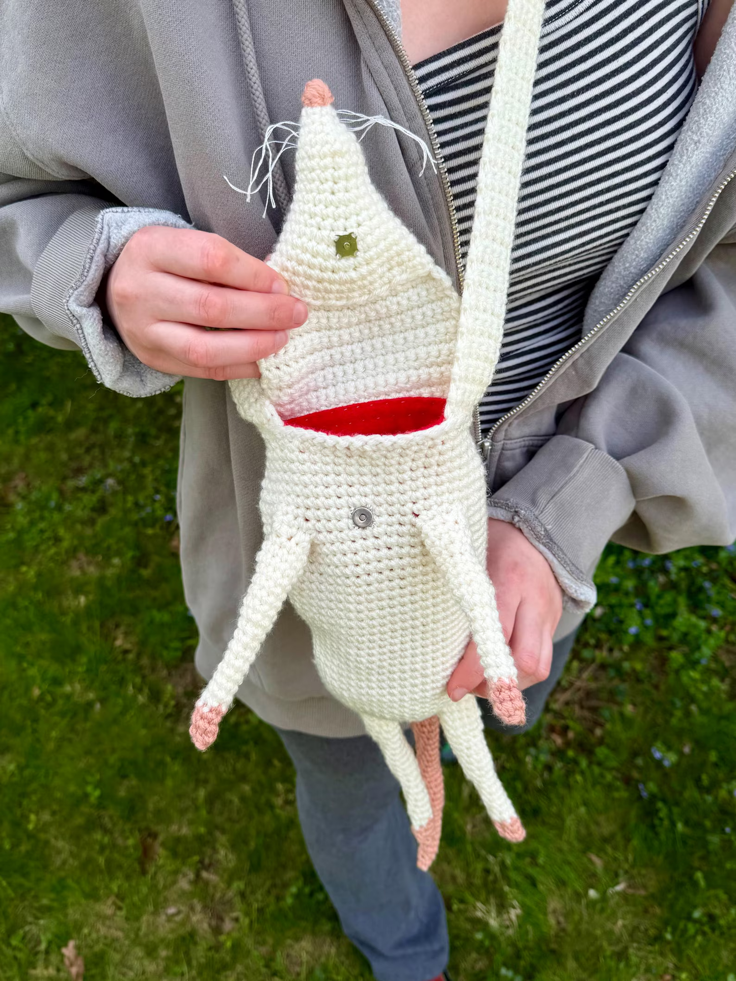Rat Pouch Crochet Pattern