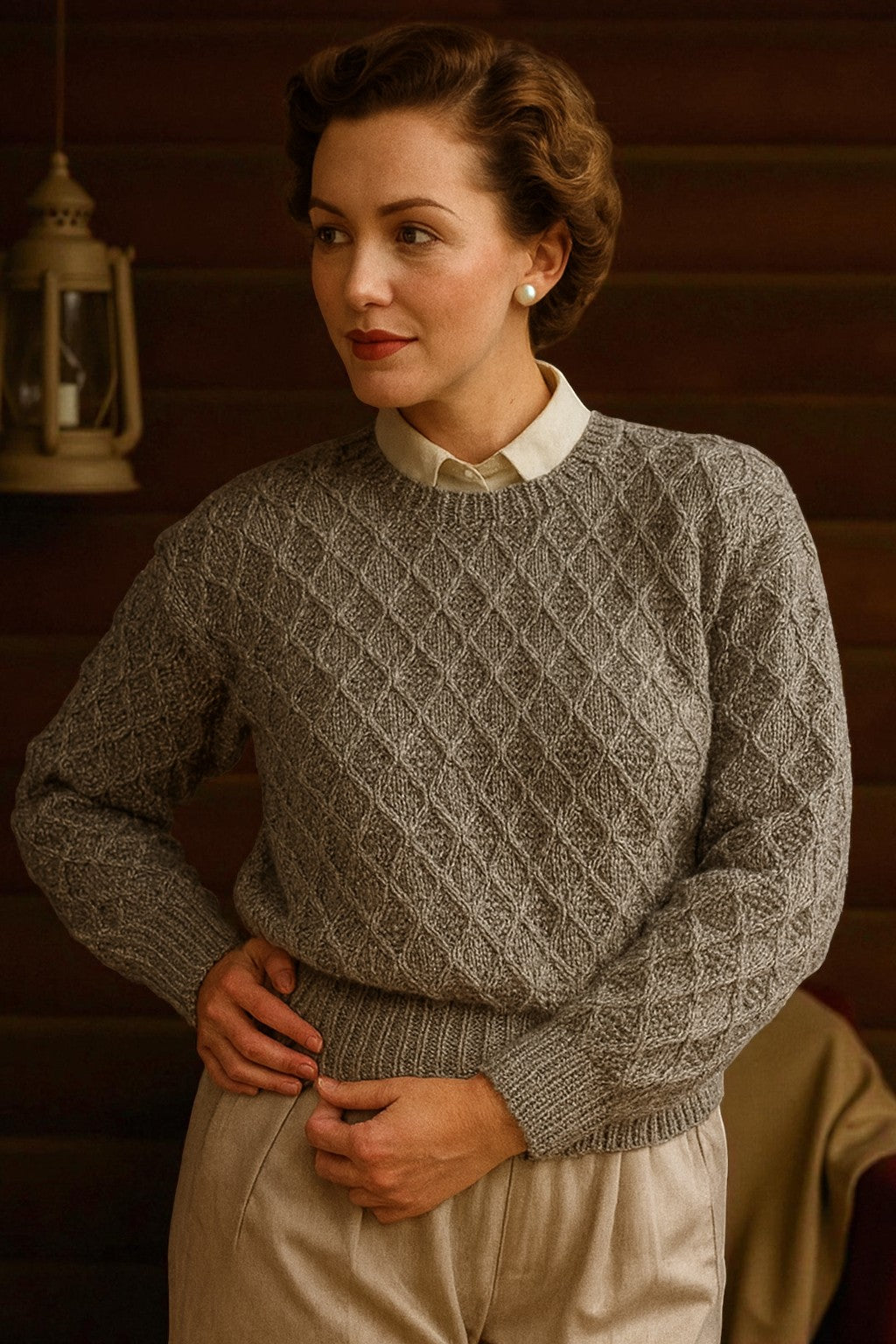 Vintage Women’s Sweater Knitting Pattern