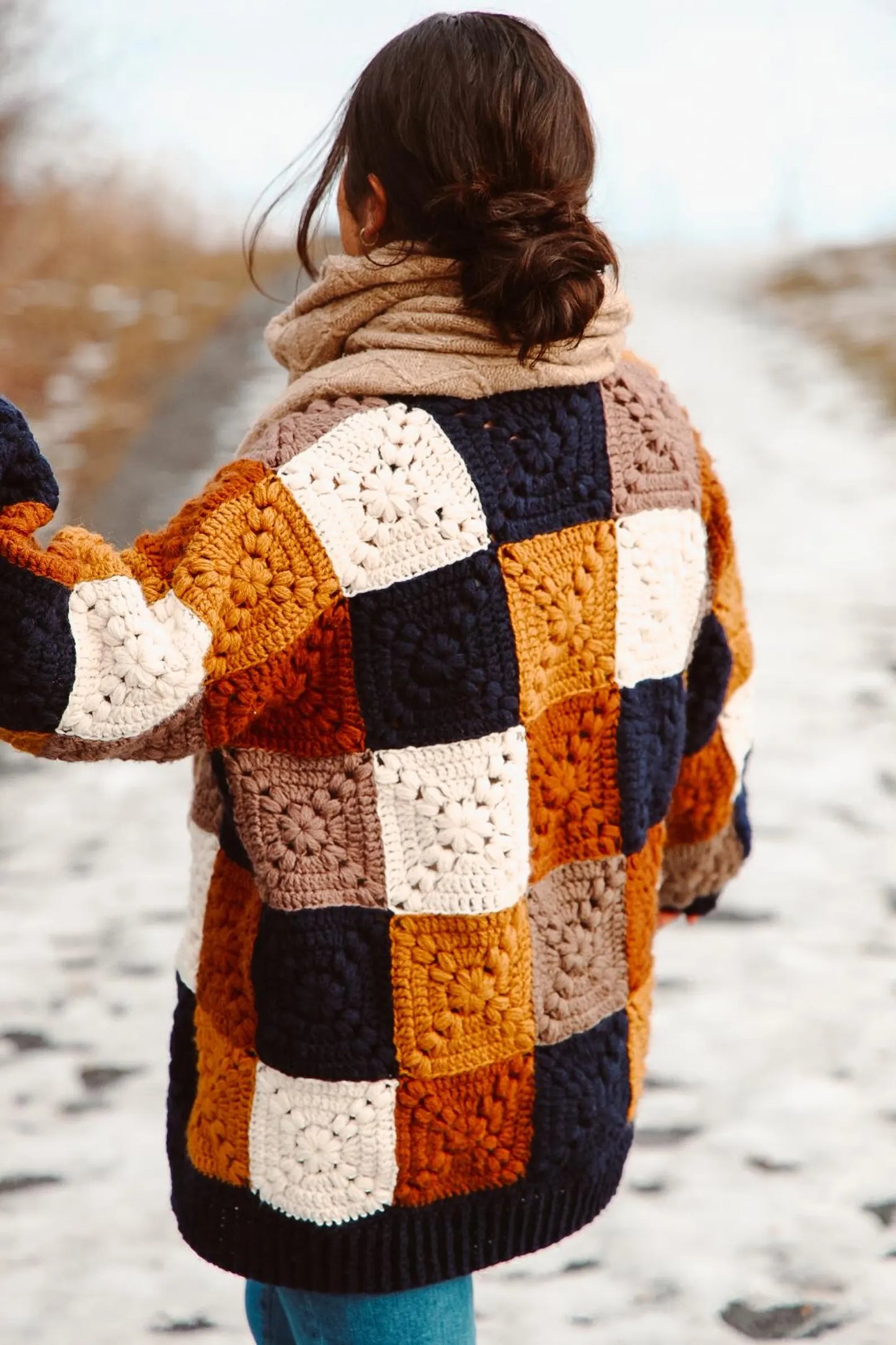 Cozy Granny Square Cardigan — Crochet Pattern