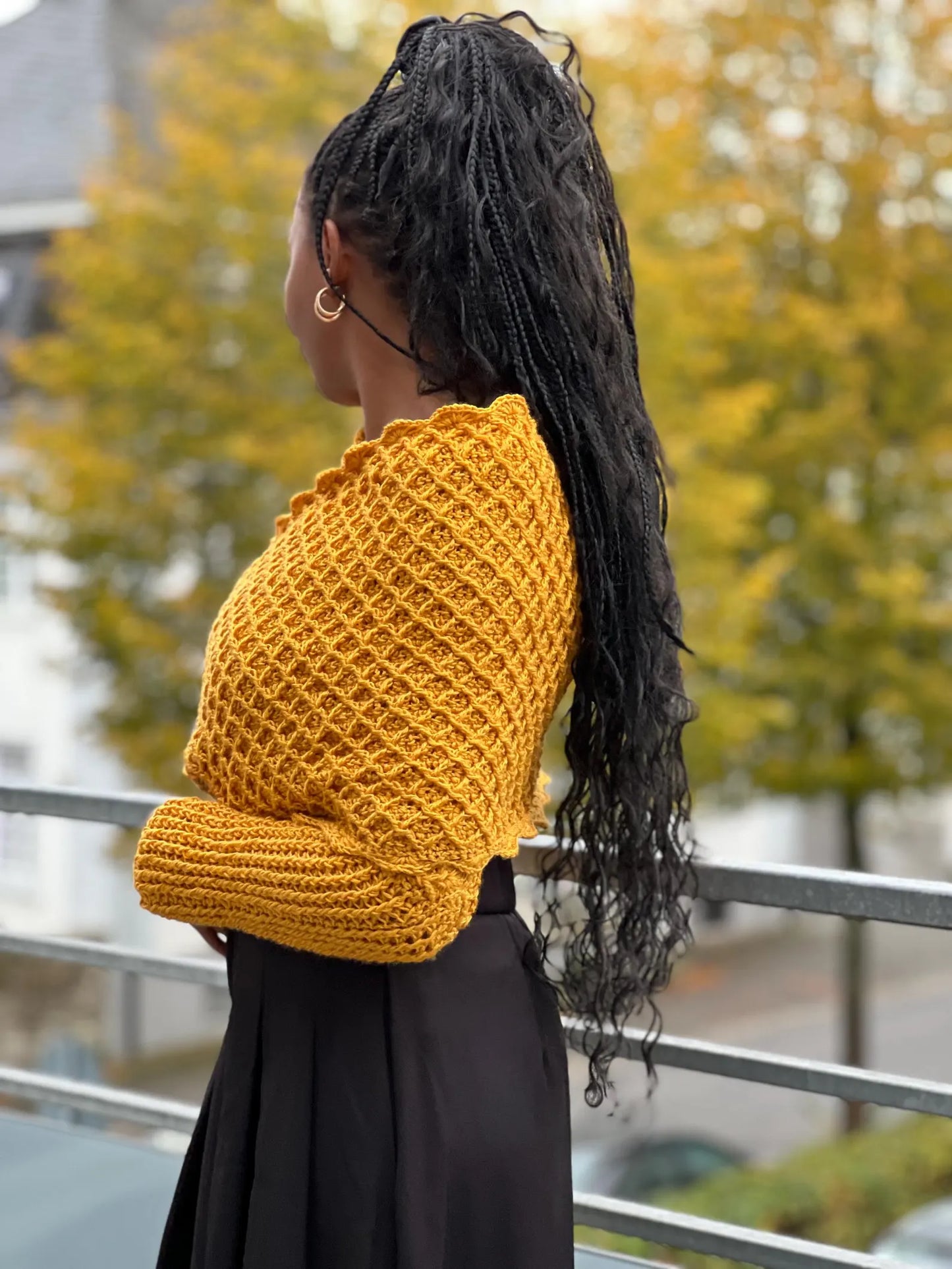 🌟 Elegant Wrap Sweater With Sleeves – Size-Inclusive XS–5X Crochet Pattern