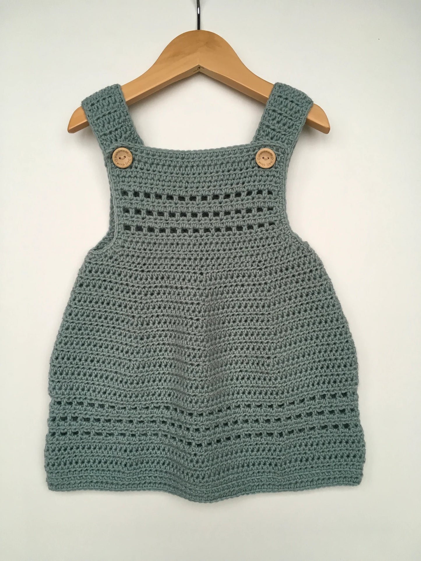 Baby Dress / Pinafore - Crochet Pattern Newborn to 36 months