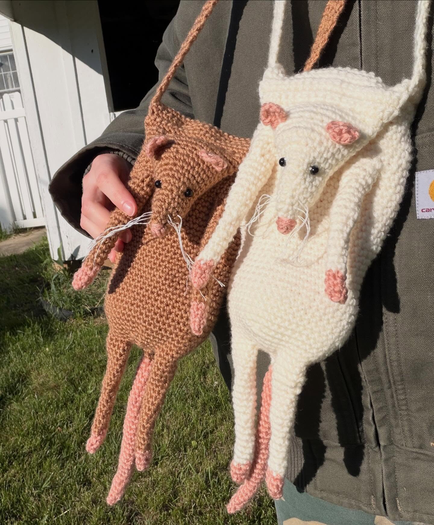 Rat Pouch Crochet Pattern
