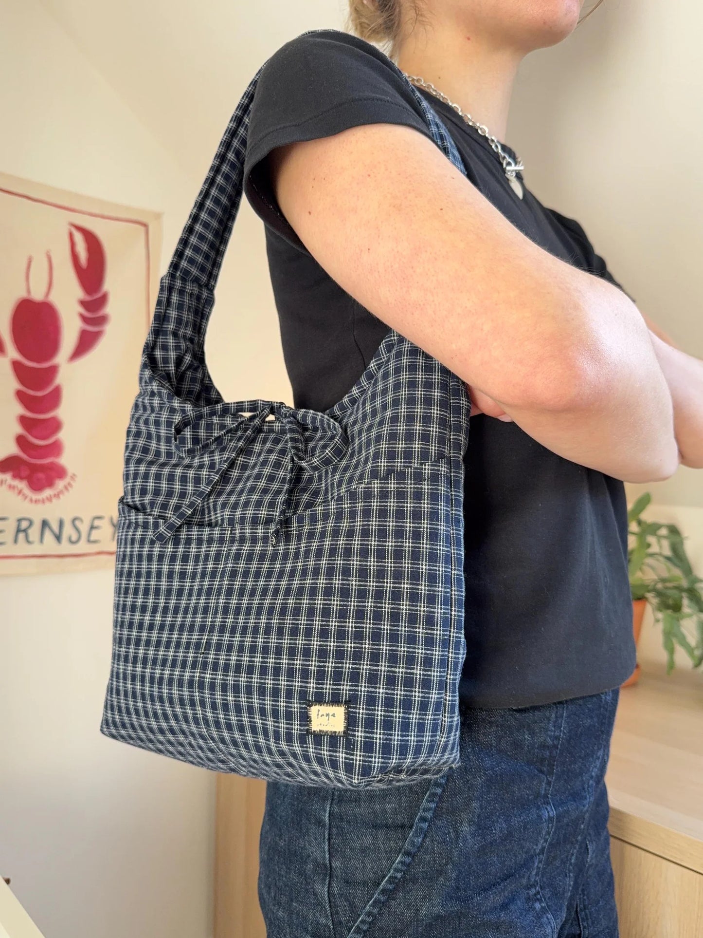 Slouchy Bow Bag Sewing pattern