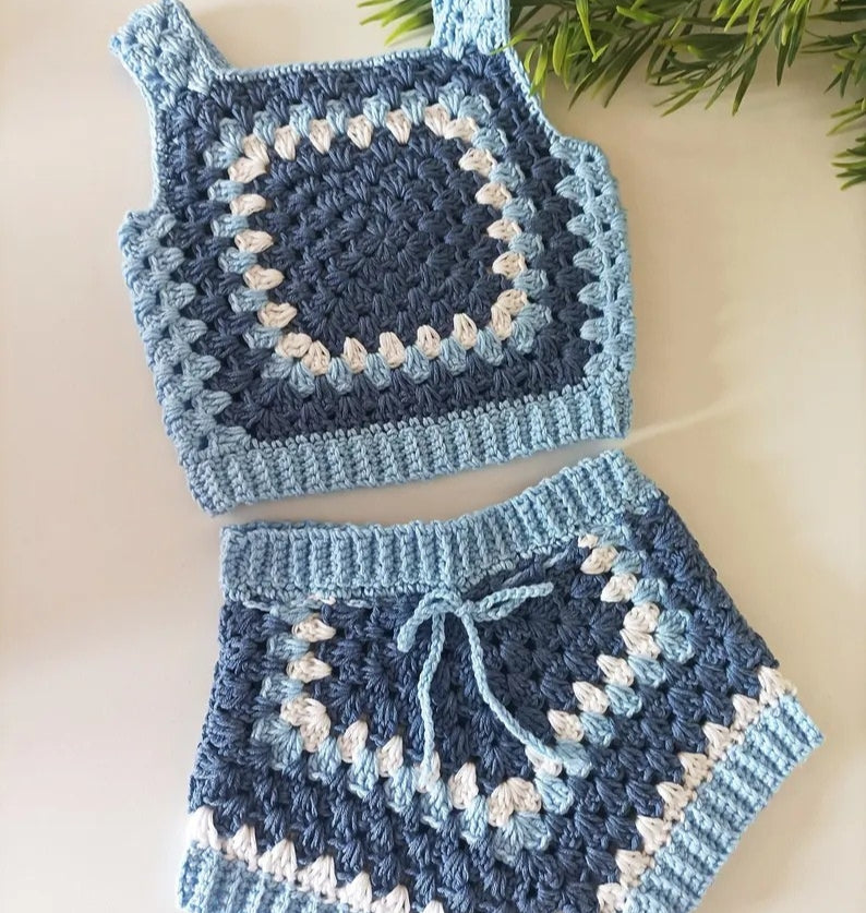 Summer Granny Set Crochet Pattern