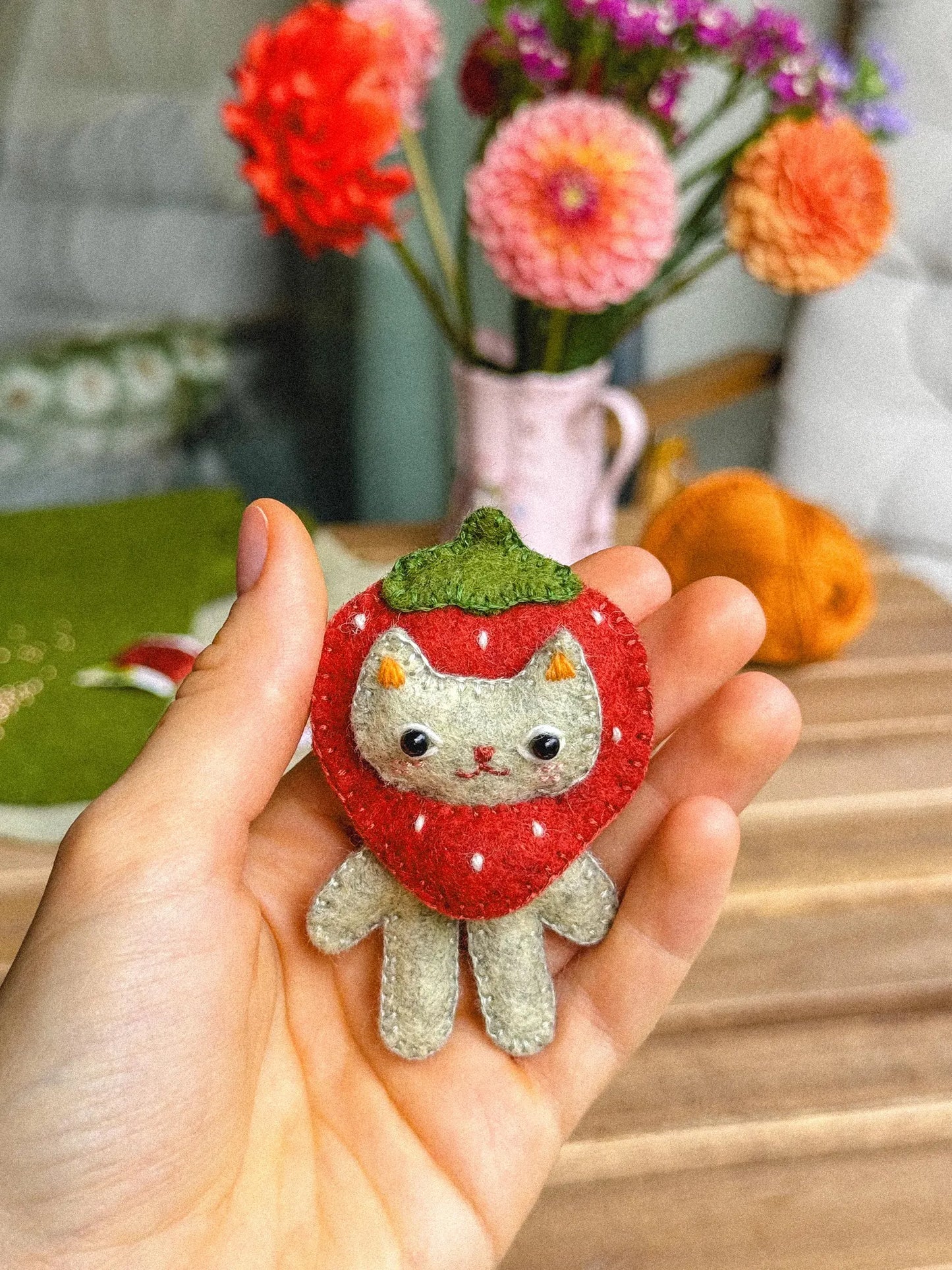 🐱 Ferdinand the Felt Cat PDF Sewing Pattern — Beginner Friendly