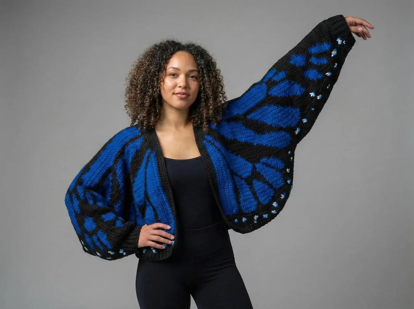 Monarch Butterfly Cardigan Crochet Pattern
