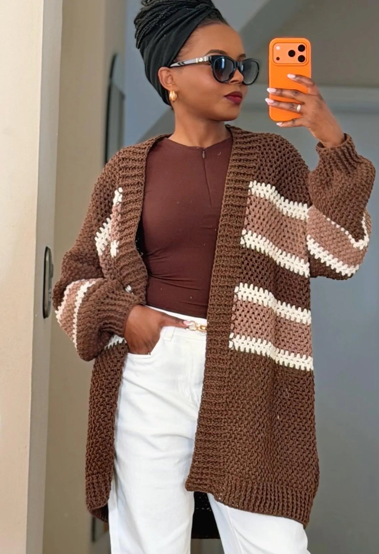 Elizabeth Cardigan Crochet Pattern | Oversized, Easy | Made To measure | PDF + Video Tutorial - English