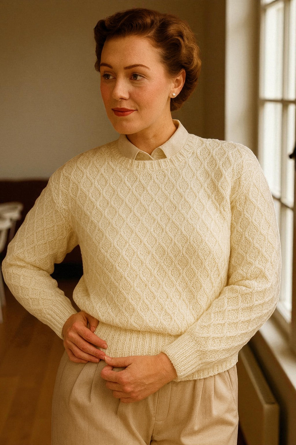 Vintage Women’s Sweater Knitting Pattern
