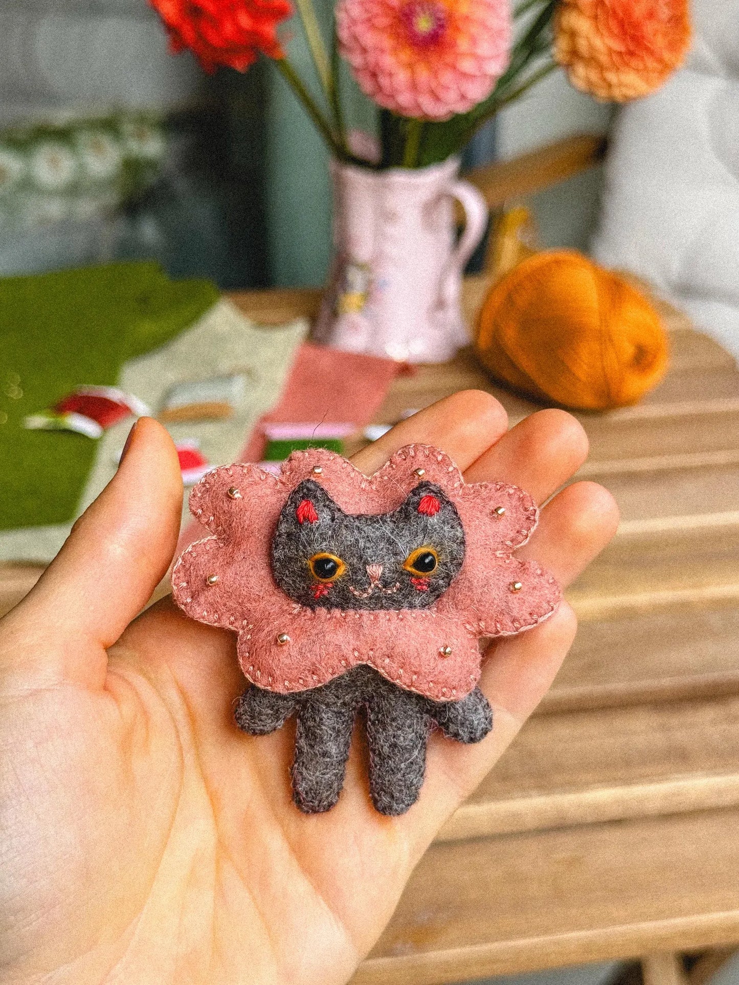 🐱 Ferdinand the Felt Cat PDF Sewing Pattern — Beginner Friendly