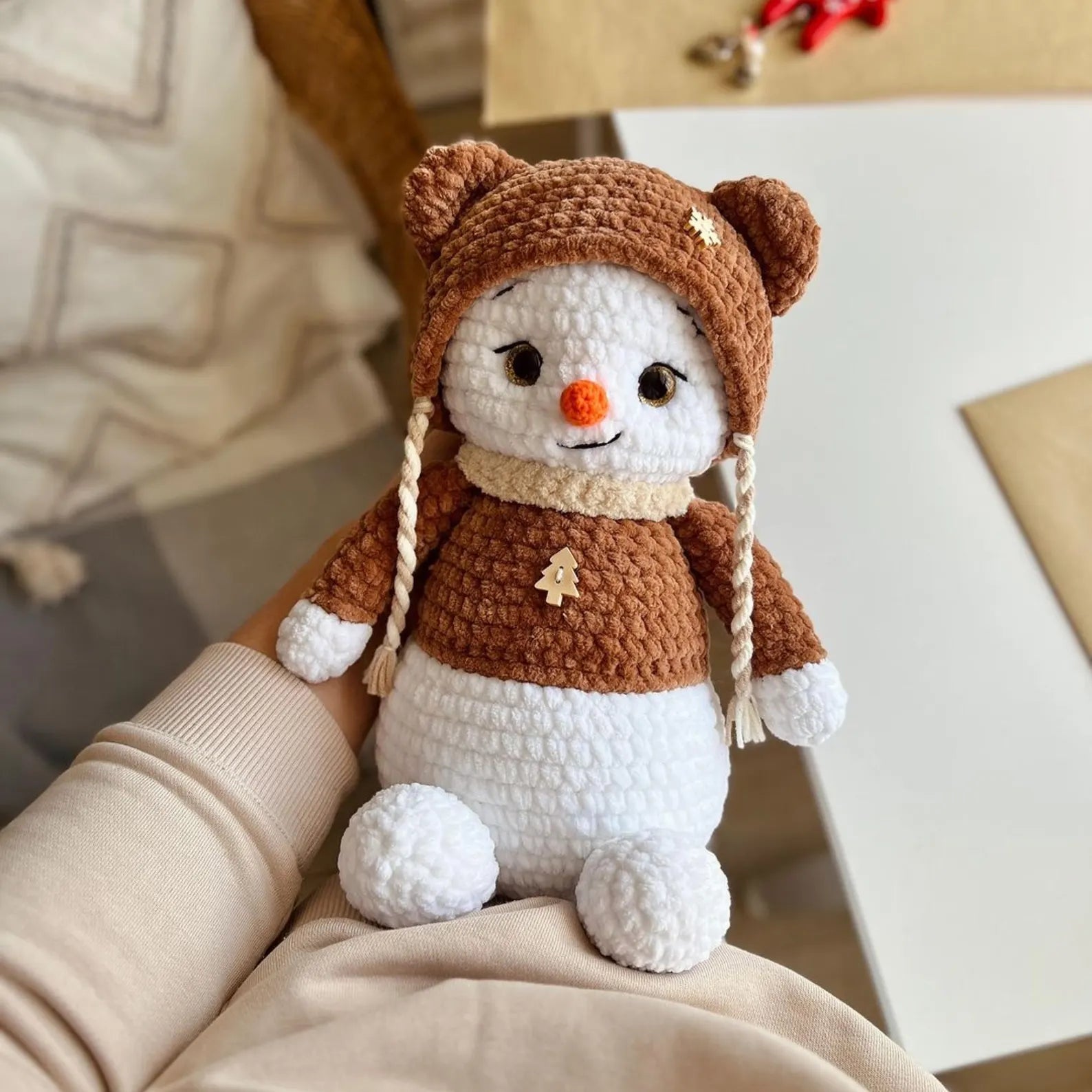 Snowman Plush Crochet Pattern