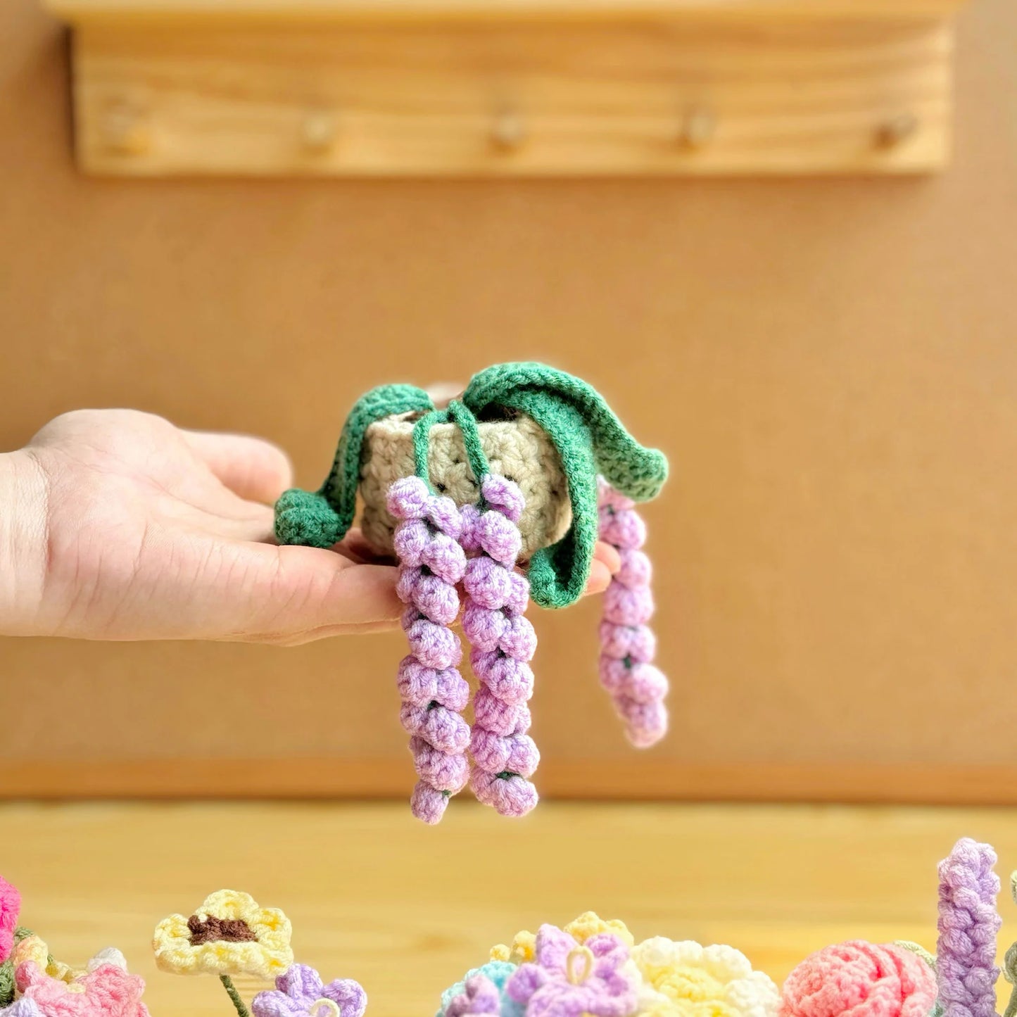 Hanging Plant Decoration - Crochet Pattern