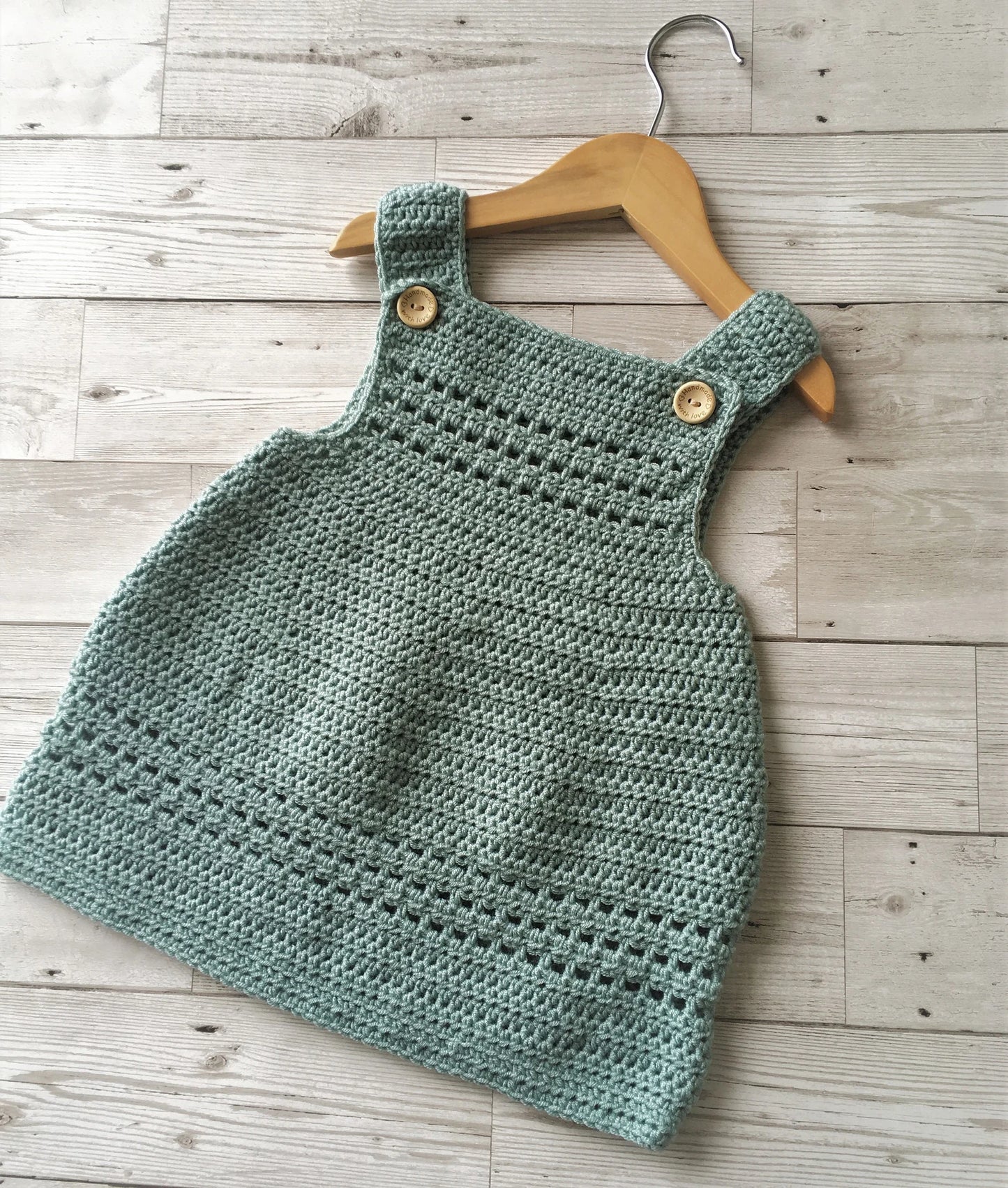 Baby Dress / Pinafore - Crochet Pattern Newborn to 36 months