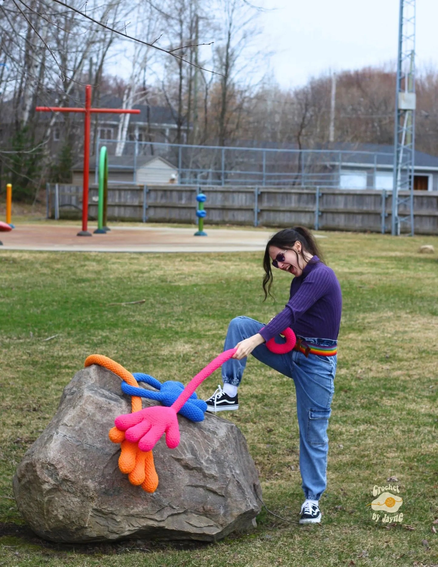 Silly Hand – Playful Dopamine Decor Crochet Pattern