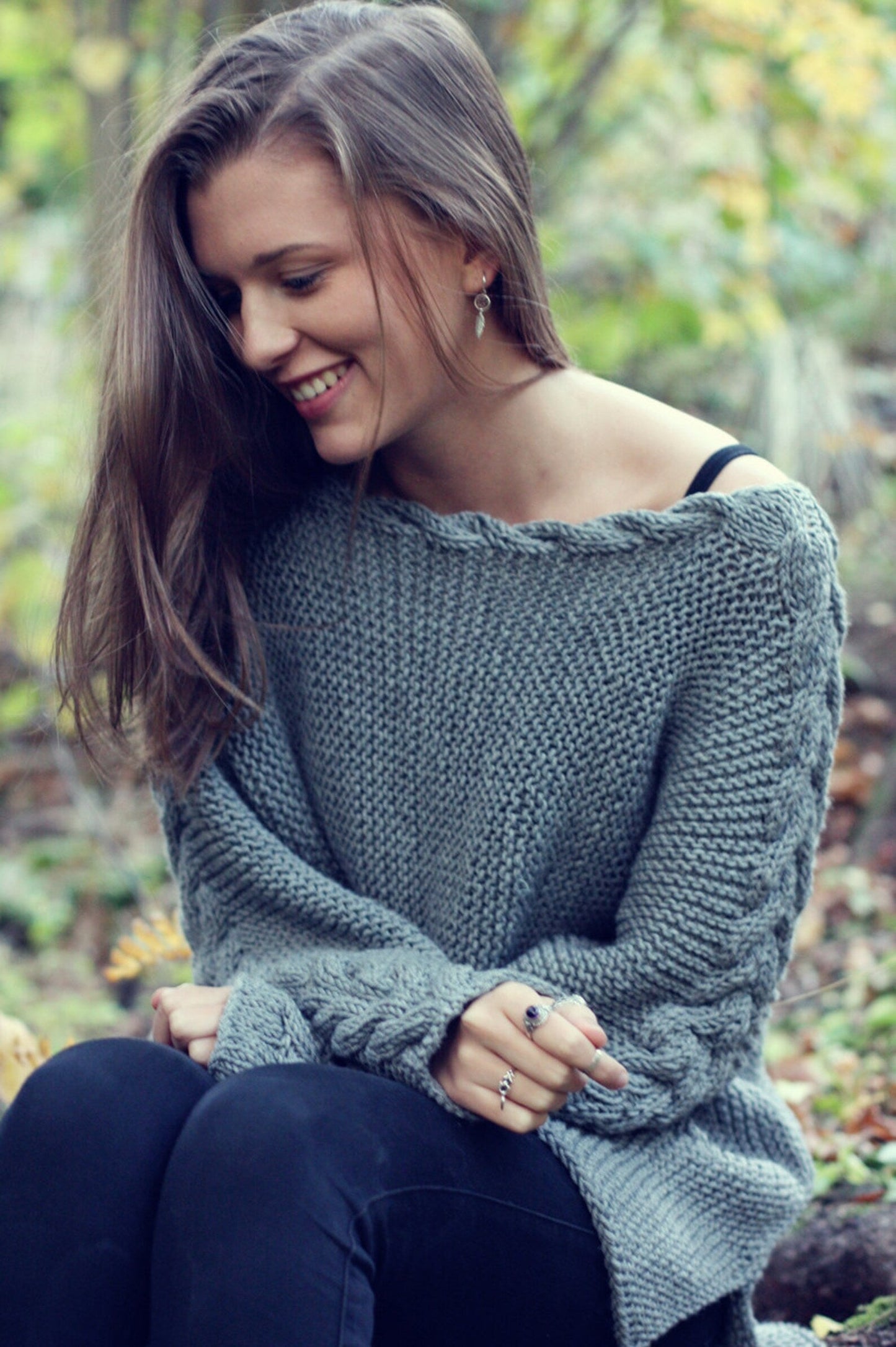 River Braid Sweater – Cable Knit Sweater Pattern (PDF)
