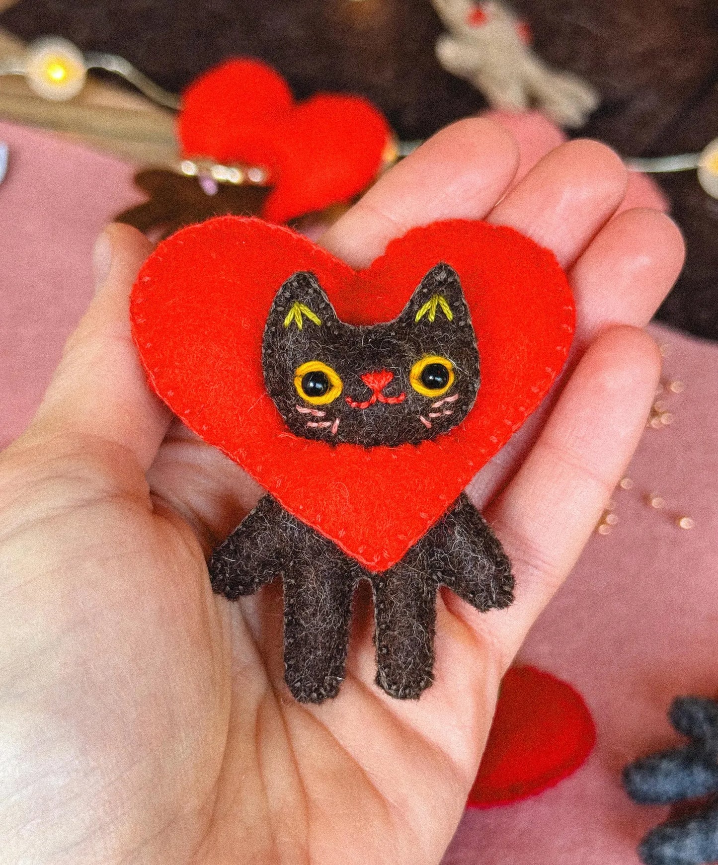 🐱 Ferdinand the Felt Cat PDF Sewing Pattern — Beginner Friendly
