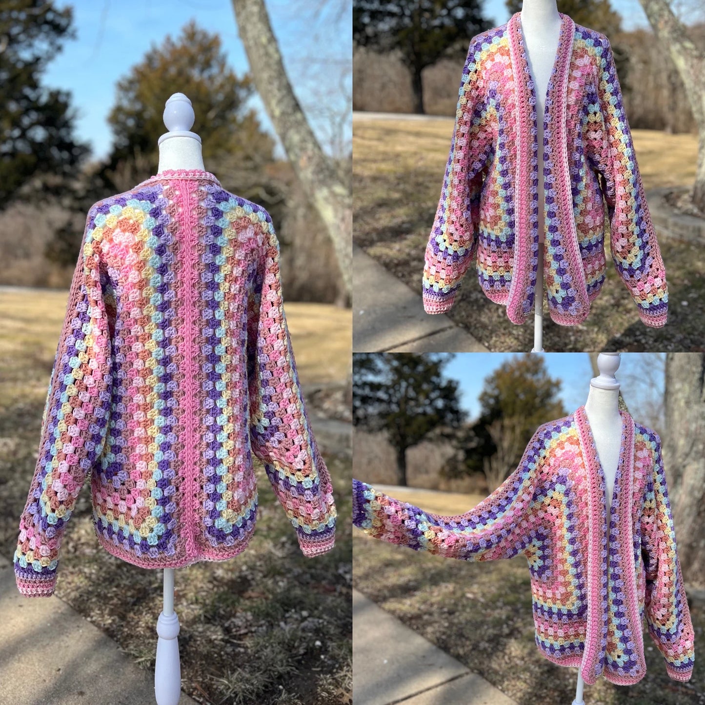HexaHug Cardigan Crochet Pattern