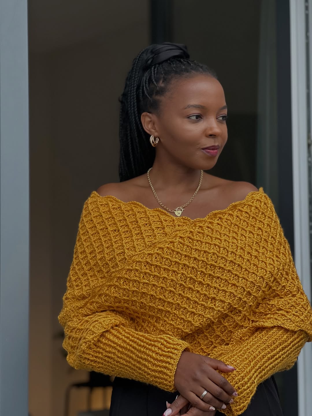 🌟 Elegant Wrap Sweater With Sleeves – Size-Inclusive XS–5X Crochet Pattern
