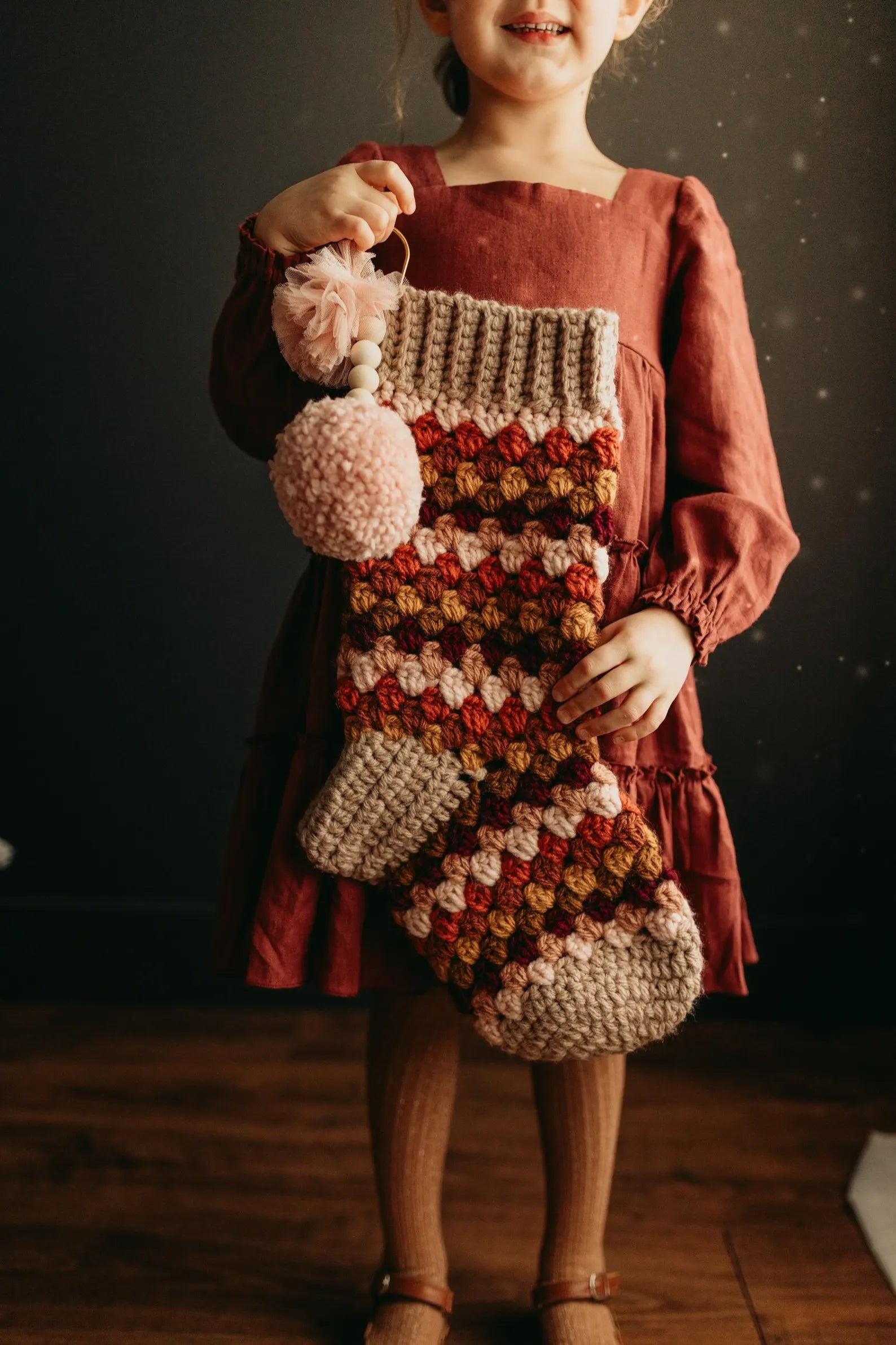 Granny Ruth Stocking – Crochet Pattern  (2 Sizes)