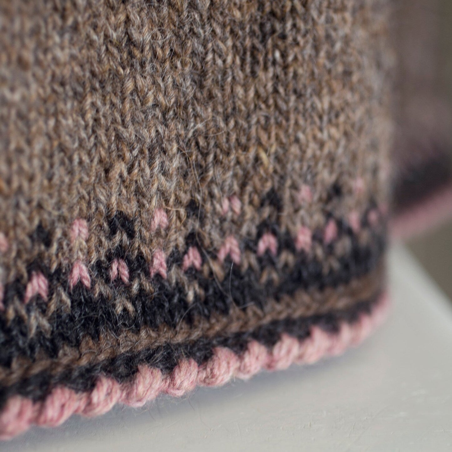 Black Rose Norwegian Sweater – Knitting Pattern (PDF)