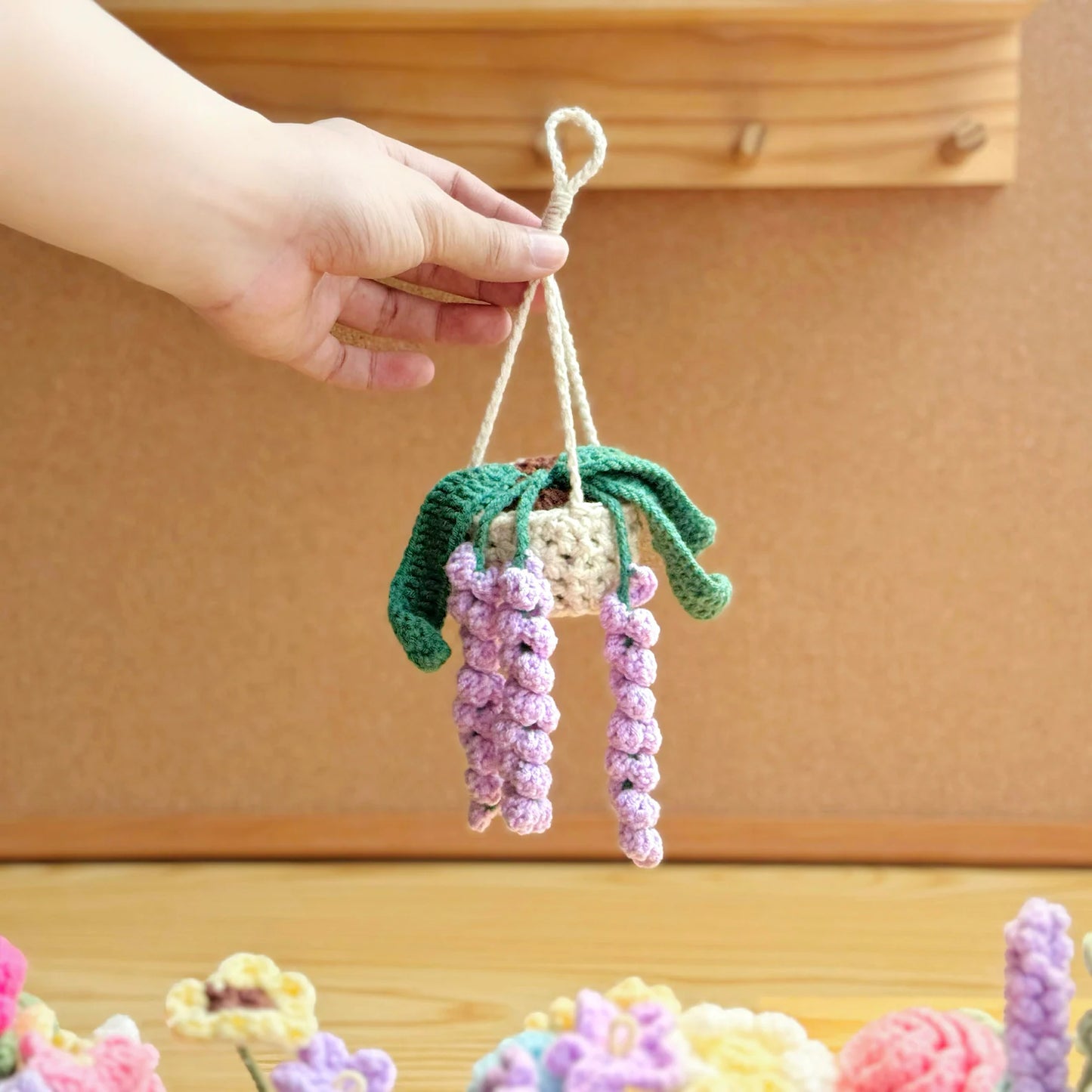 Hanging Plant Decoration - Crochet Pattern